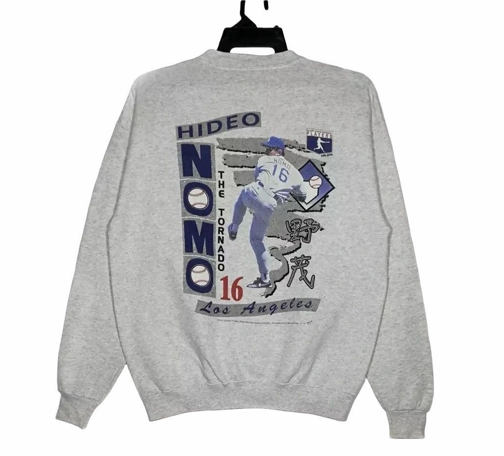 MLB × Vintage Vintage MLB Hideo Nomo LA Dodgers Sweatshirt Size US L / EU 52-54 / 3 - 1 Thumbnail