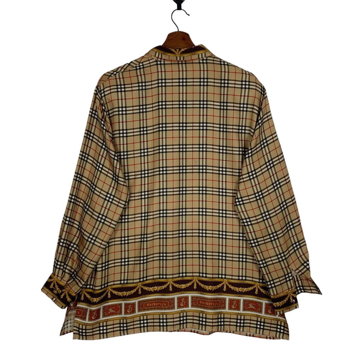 Burberry × Vintage Burrberry Button-down Collar Check Bolies Shirt Size M / US 6-8 / IT 42-44 - 3 Thumbnail