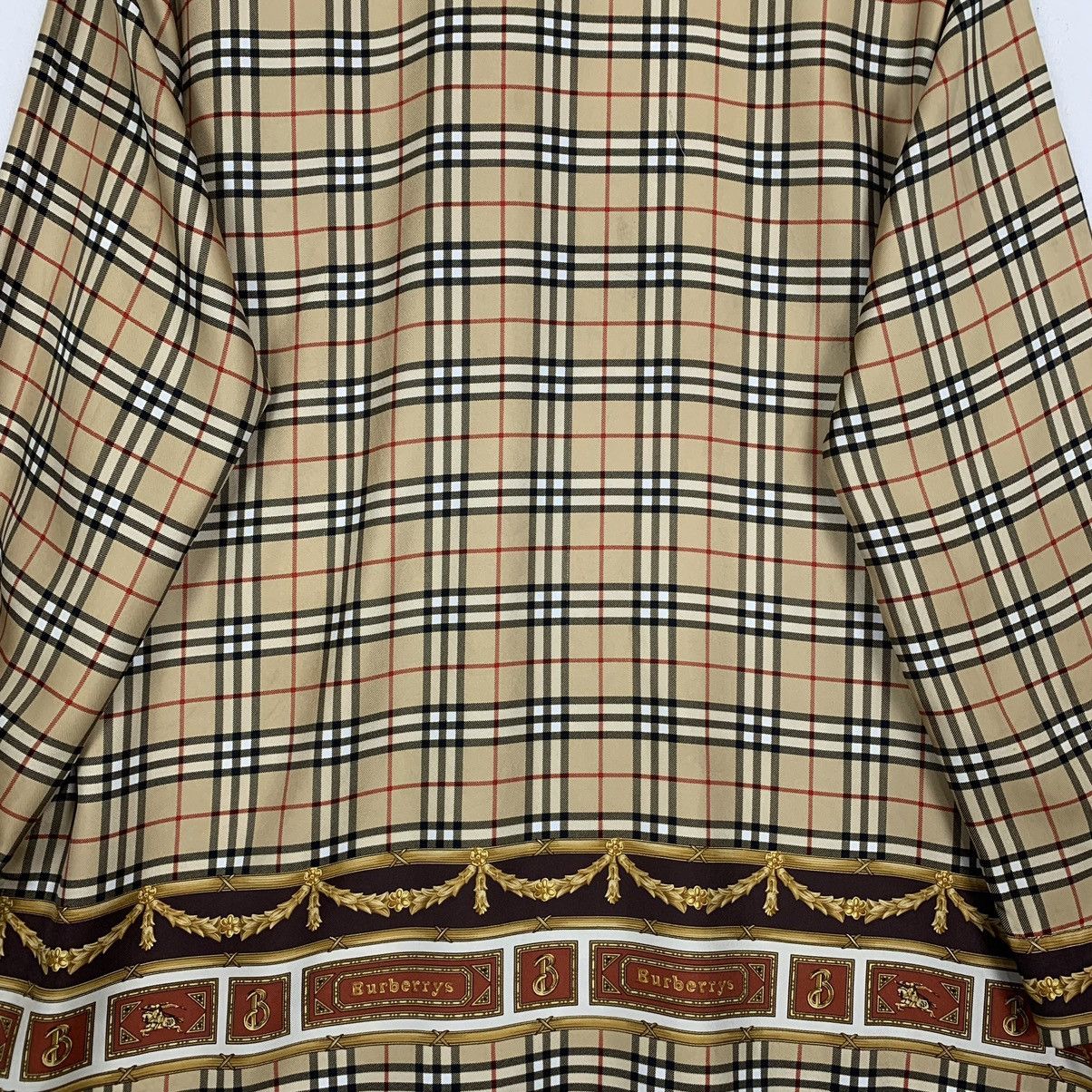 Burberry × Vintage Burrberry Button-down Collar Check Bolies Shirt Size M / US 6-8 / IT 42-44 - 10 Thumbnail