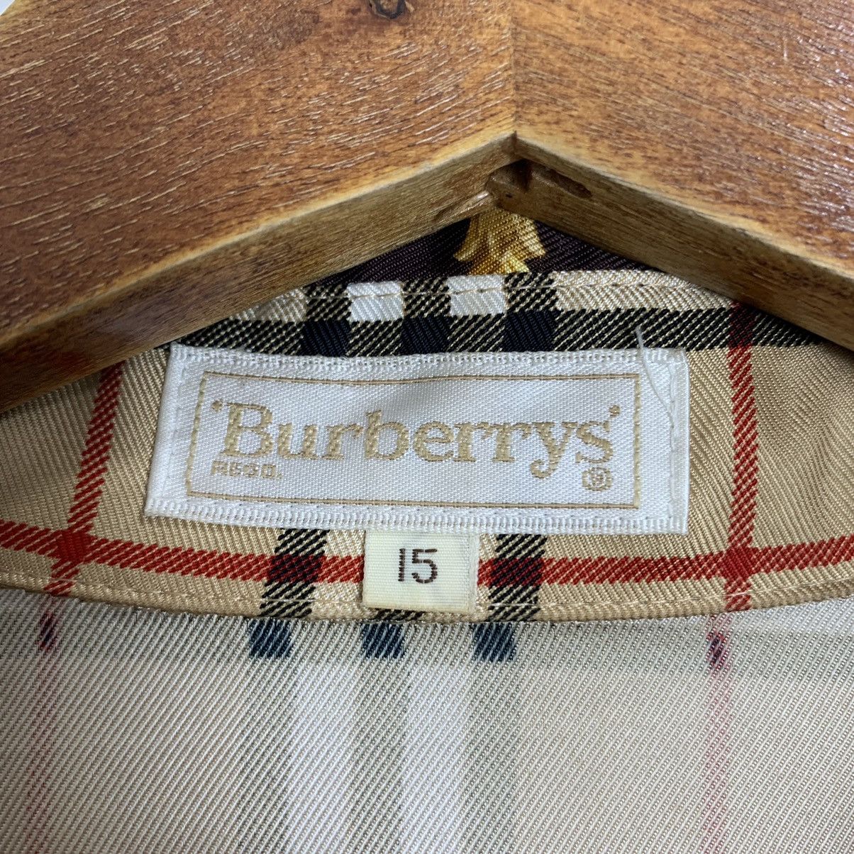 Burberry × Vintage Burrberry Button-down Collar Check Bolies Shirt Size M / US 6-8 / IT 42-44 - 6 Thumbnail