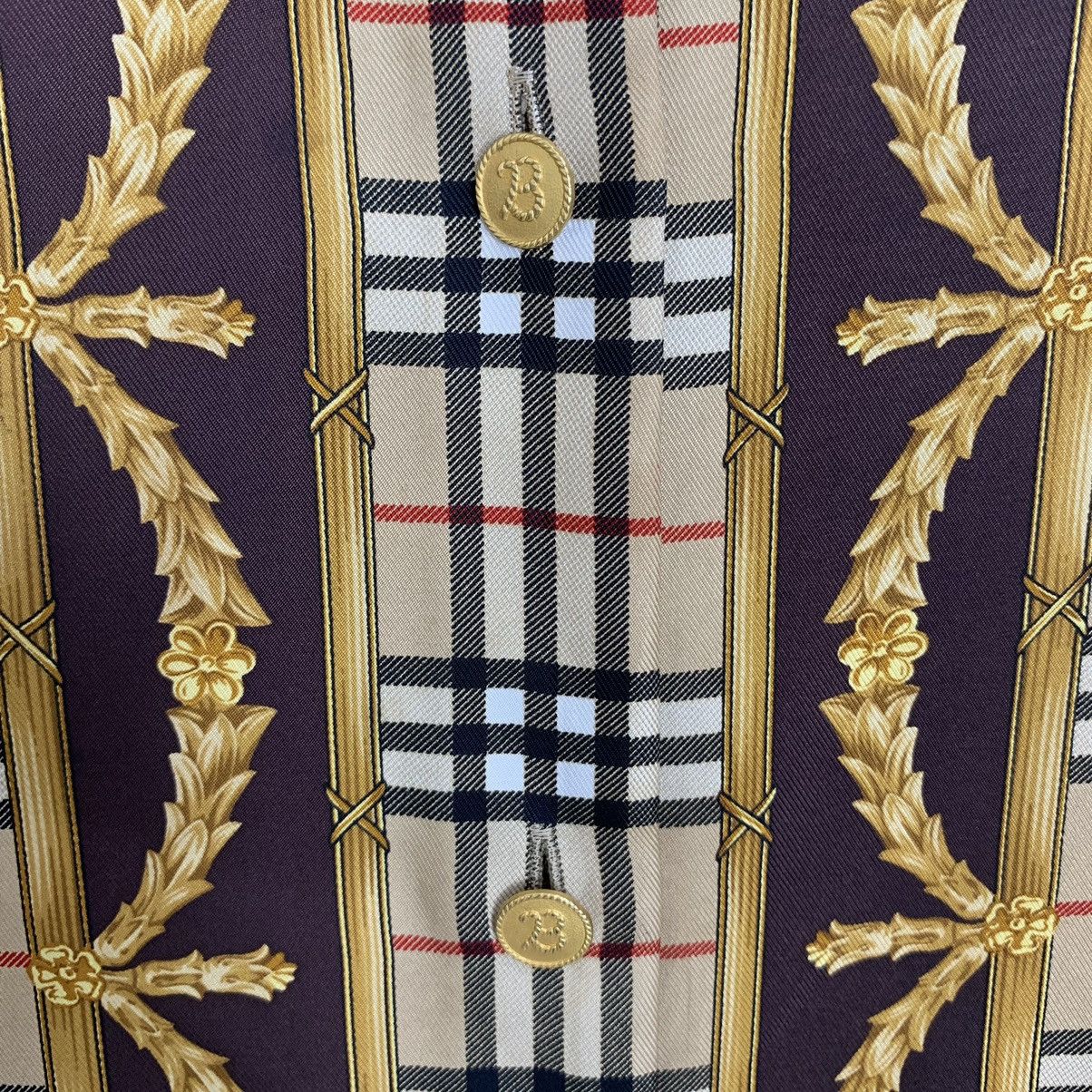 Burberry × Vintage Burrberry Button-down Collar Check Bolies Shirt Size M / US 6-8 / IT 42-44 - 8 Thumbnail