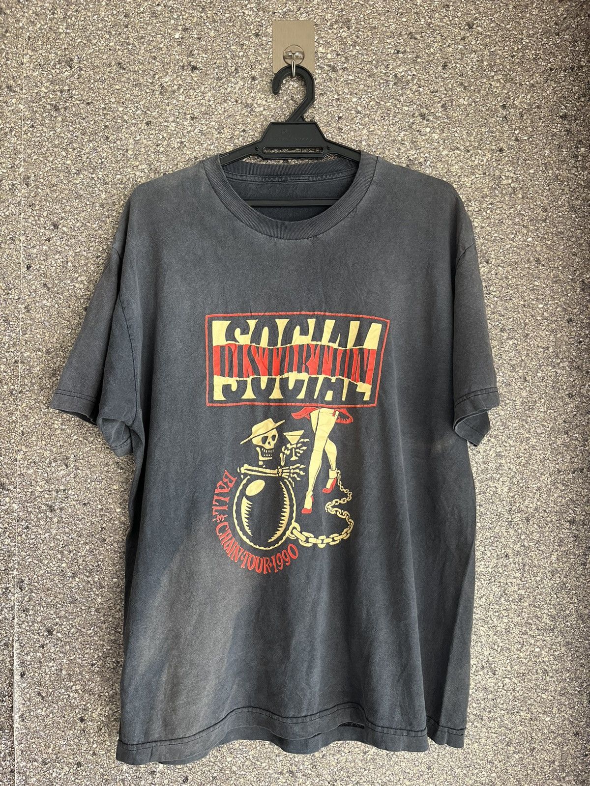 image of Band Tees x Vintage Social Distortion Ft25 in Black, Men's (Size XL)