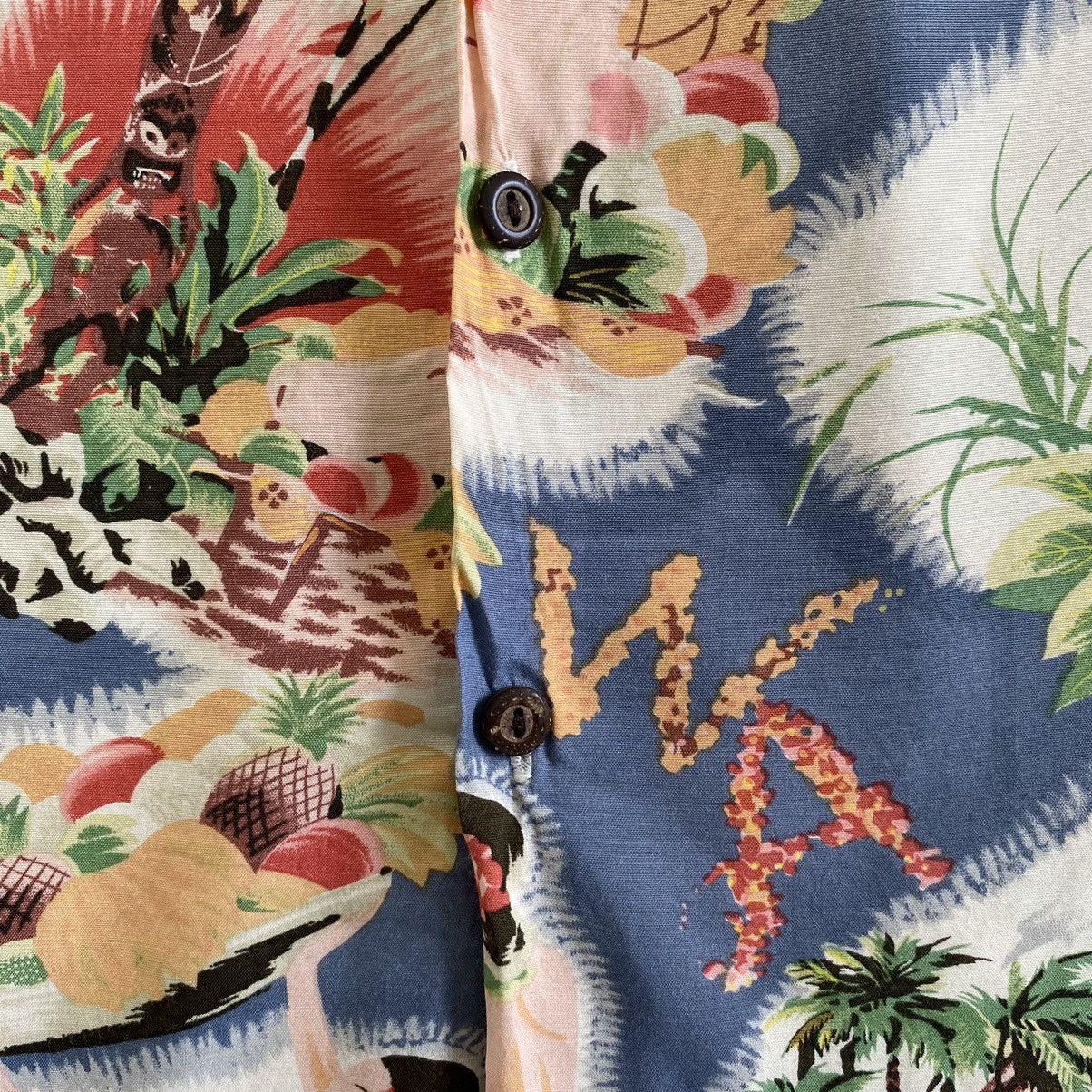 Vintage Vintage Iolani Aloha Girls Rayon Shirt Size US M / EU 48-50 / 2 - 12 Thumbnail