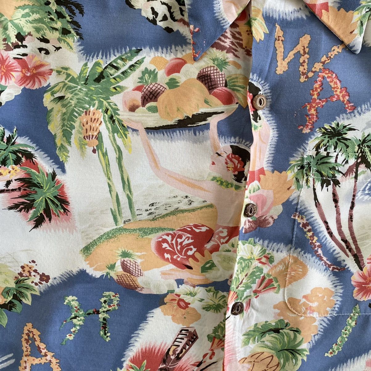 Vintage Vintage Iolani Aloha Girls Rayon Shirt Size US M / EU 48-50 / 2 - 11 Thumbnail