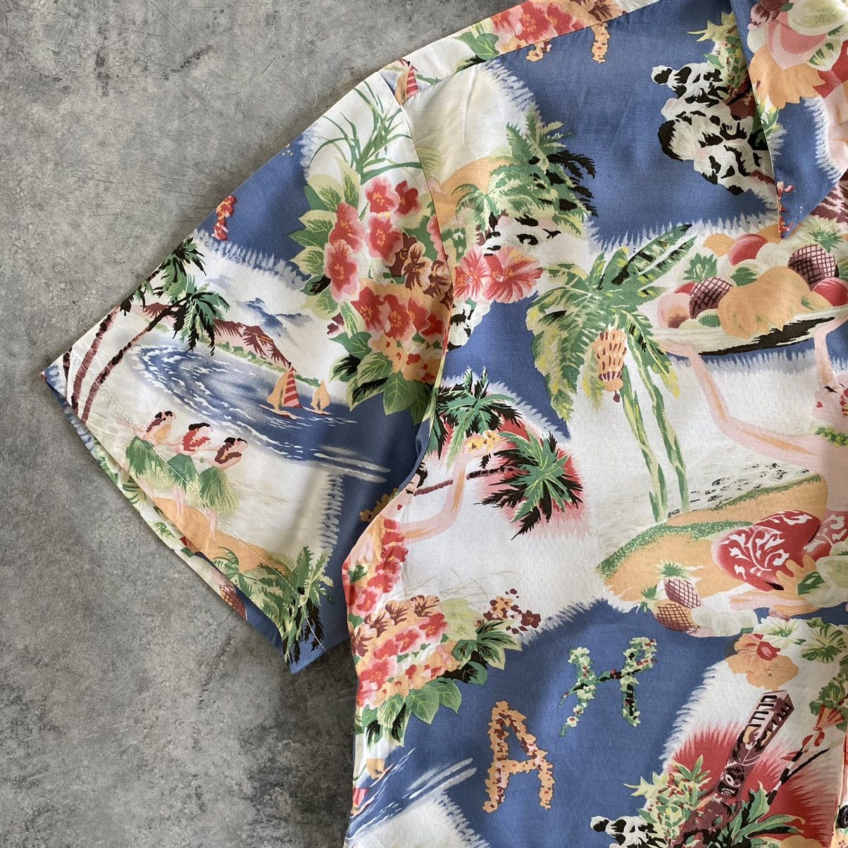 Vintage Vintage Iolani Aloha Girls Rayon Shirt Size US M / EU 48-50 / 2 - 6 Thumbnail