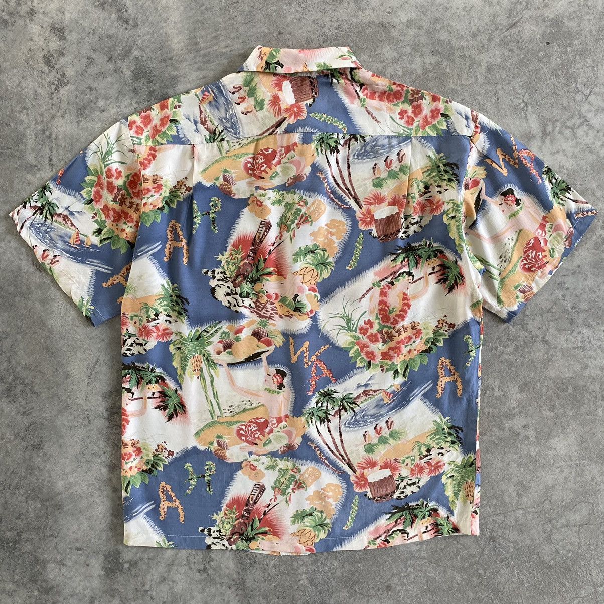 Vintage Vintage Iolani Aloha Girls Rayon Shirt Size US M / EU 48-50 / 2 - 14 Thumbnail