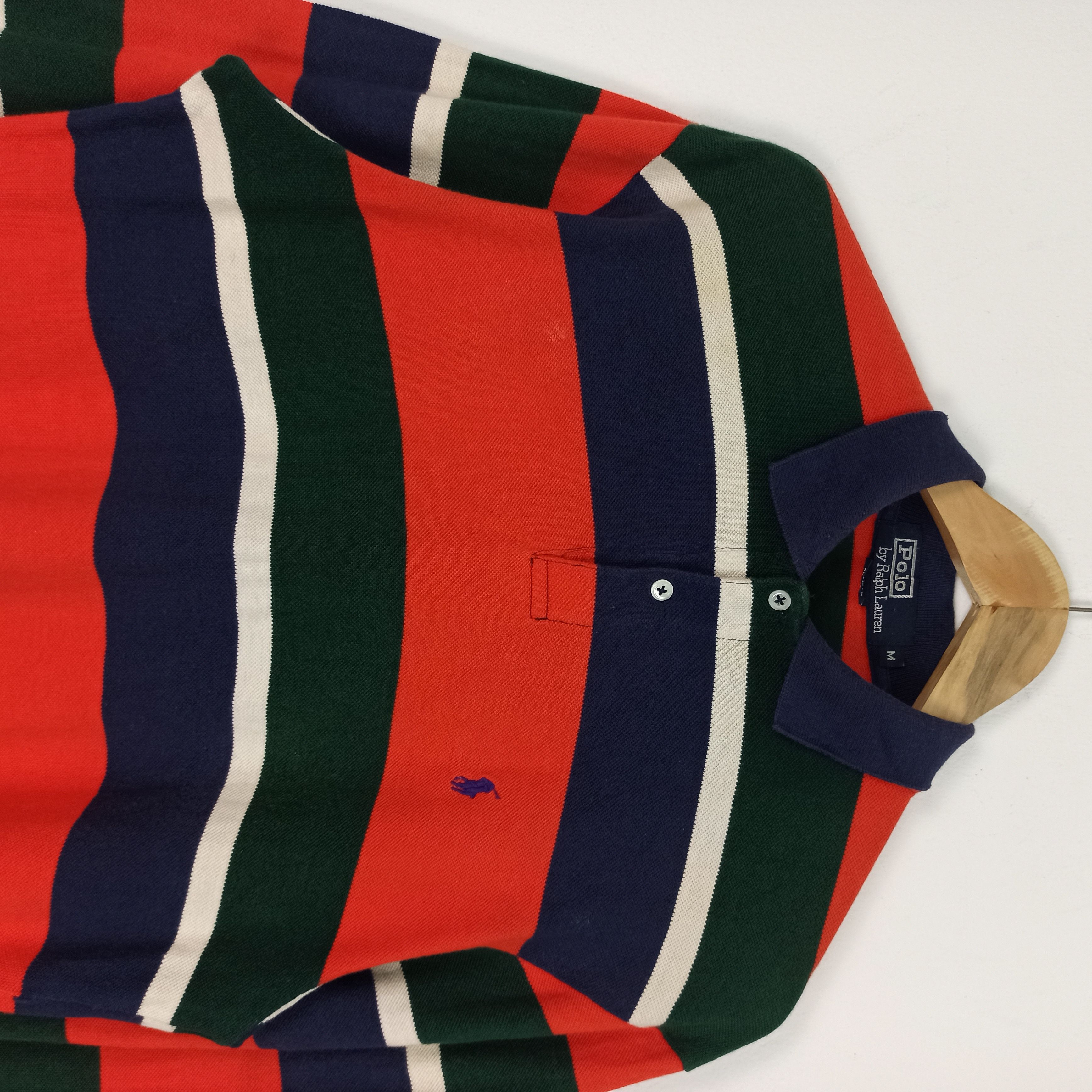 Polo Ralph Lauren 🔥Vintage🔥 Polo Ralph Lauren Striped Long Sleeve Tees Polo Size US M / EU 48-50 / 2 - 2 Thumbnail