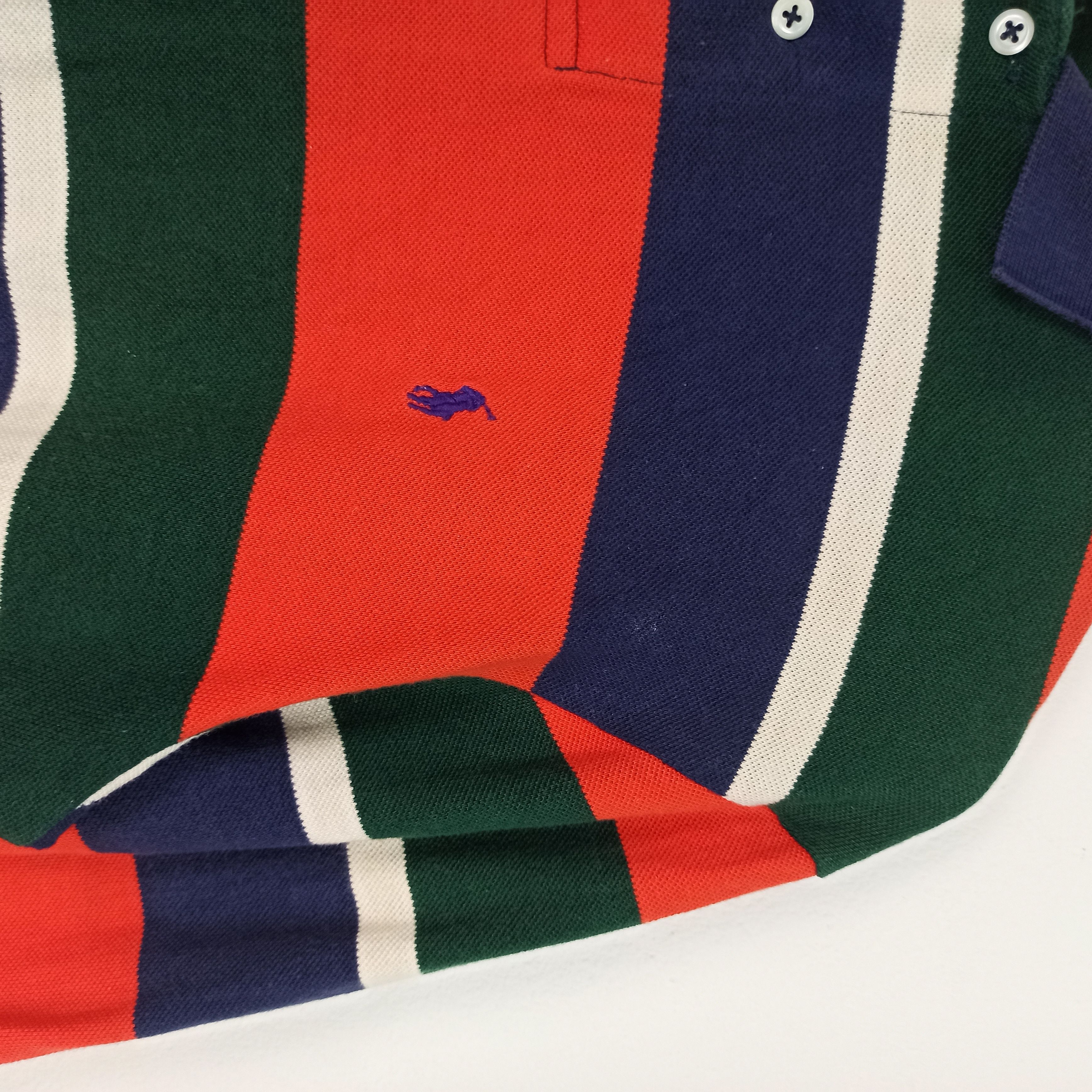 Polo Ralph Lauren 🔥Vintage🔥 Polo Ralph Lauren Striped Long Sleeve Tees Polo Size US M / EU 48-50 / 2 - 3 Thumbnail