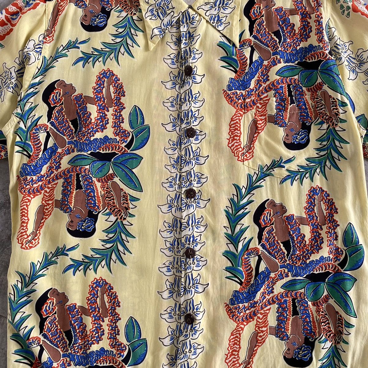 Vintage Vintage Aloha Girl Button Up Hawaiian Shirt Size US S / EU 44-46 / 1 - 8 Thumbnail