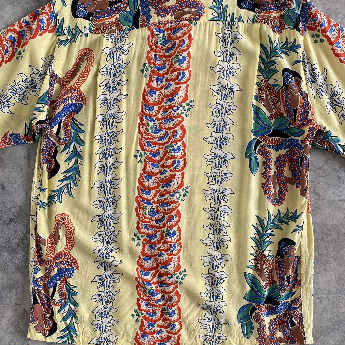 Vintage Vintage Aloha Girl Button Up Hawaiian Shirt Size US S / EU 44-46 / 1 - 13 Thumbnail
