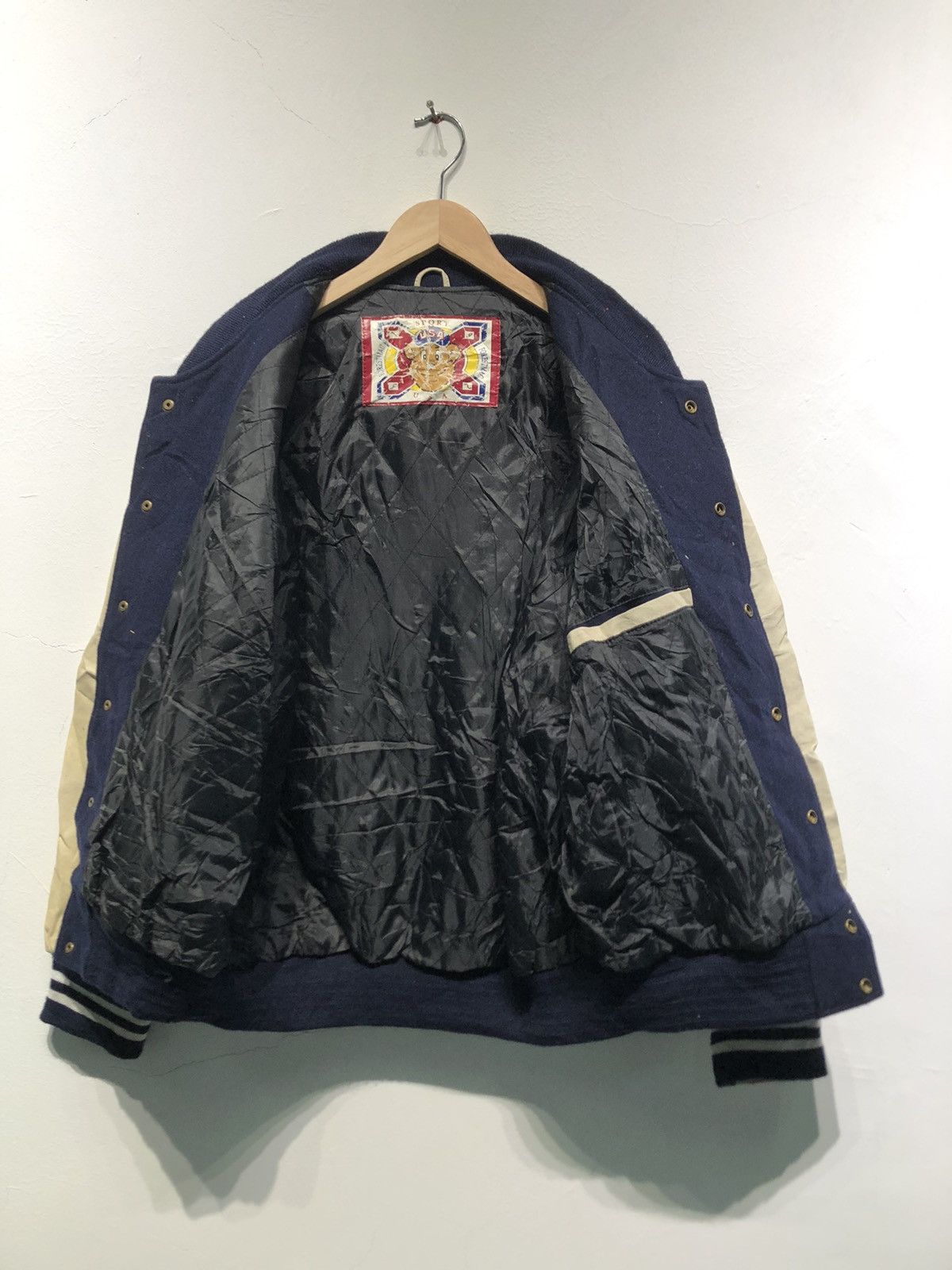 Vintage AJ1 Forest Mac World Natural Association Varsity Jacket Size US L / EU 52-54 / 3 - 6 Thumbnail