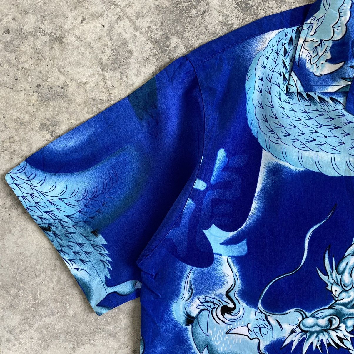 Vintage Vintage Flying Dragon Polyester Button Up Shirt Size US L / EU 52-54 / 3 - 6 Thumbnail