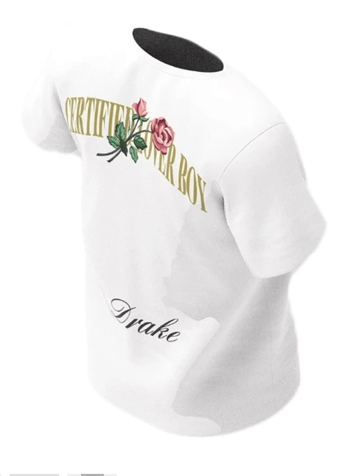 Drake × Nike NIKE x Drake Certified Lover Boy CLB ROSE T-SHIRT WHITE Size US M / EU 48-50 / 2 - 1 Thumbnail