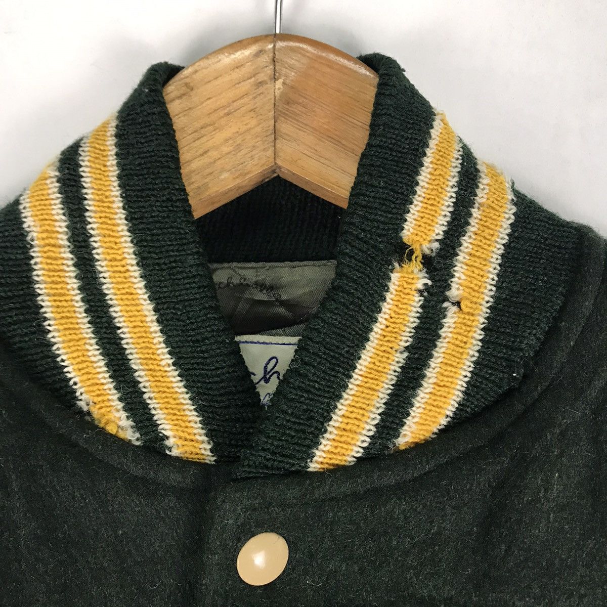 Other Vtg 80s Catch Ball wool mix leather varsity jacket Size US S / EU 44-46 / 1 - 7 Thumbnail