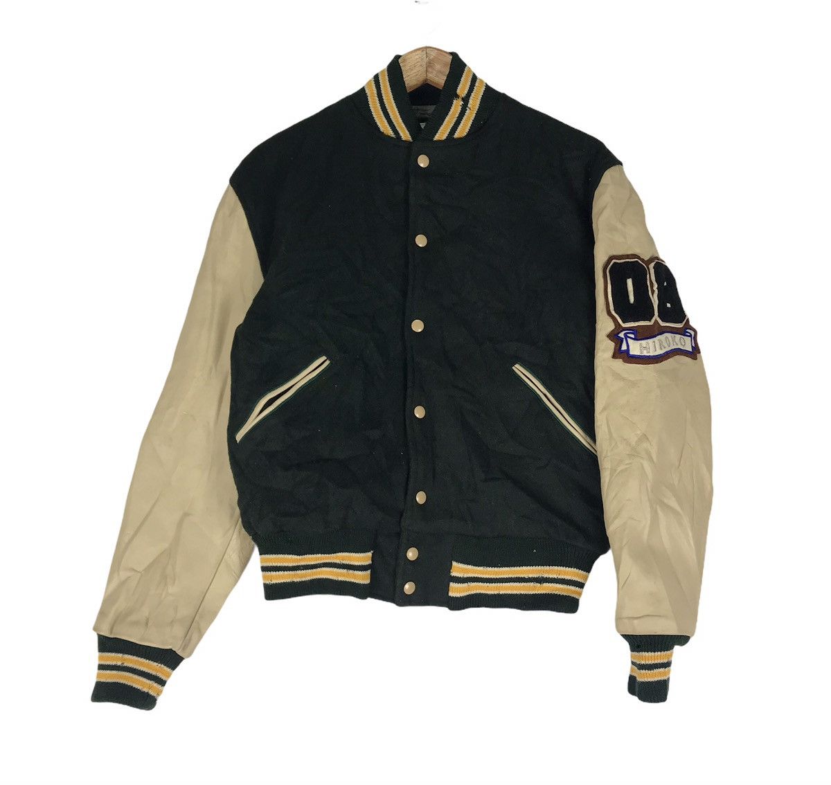 Other Vtg 80s Catch Ball wool mix leather varsity jacket Size US S / EU 44-46 / 1 - 1 Thumbnail