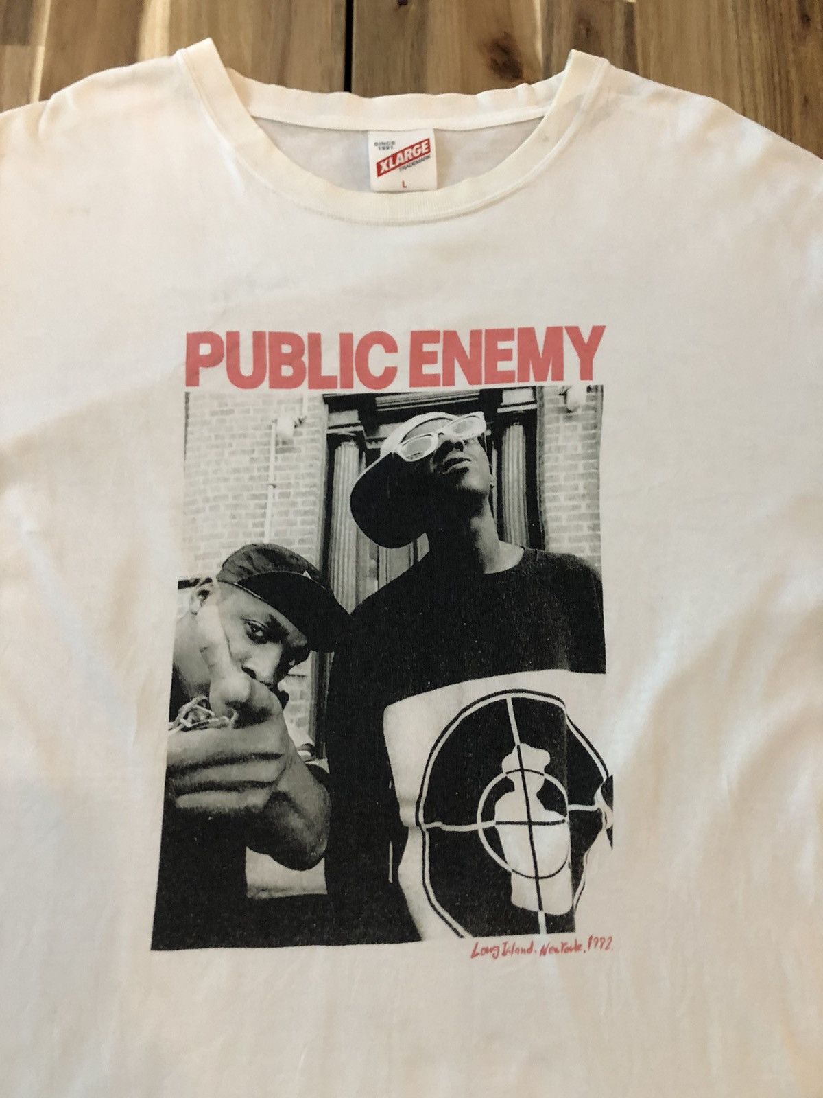 Public Enemy × Vintage × Xlarge Vintage 90’s Public Enemy X XLarge Shirts Size US L / EU 52-54 / 3 - 3 Thumbnail