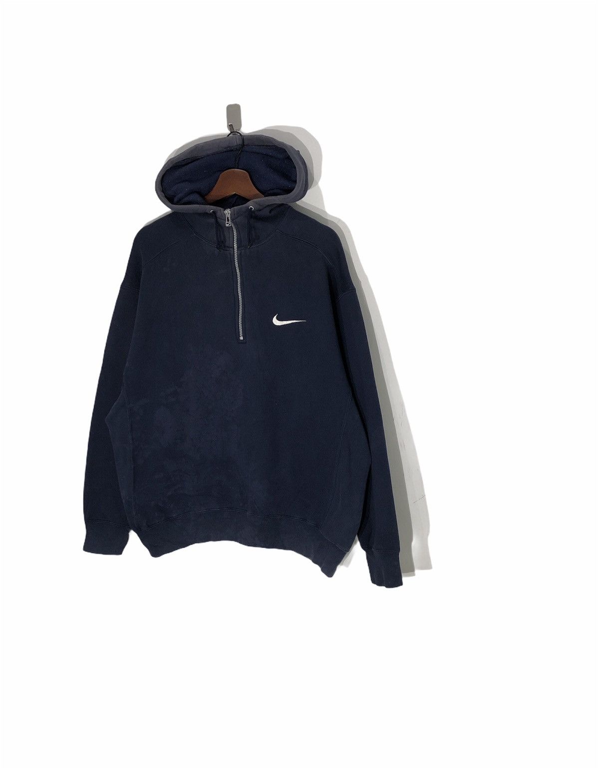 Nike × Vintage Vintage Nike Hoodies Small Swoosh Travis Logo Size US M / EU 48-50 / 2 - 3 Thumbnail