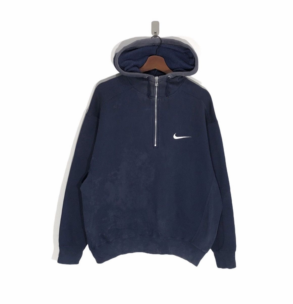 Nike × Vintage Vintage Nike Hoodies Small Swoosh Travis Logo Size US M / EU 48-50 / 2 - 1 Thumbnail