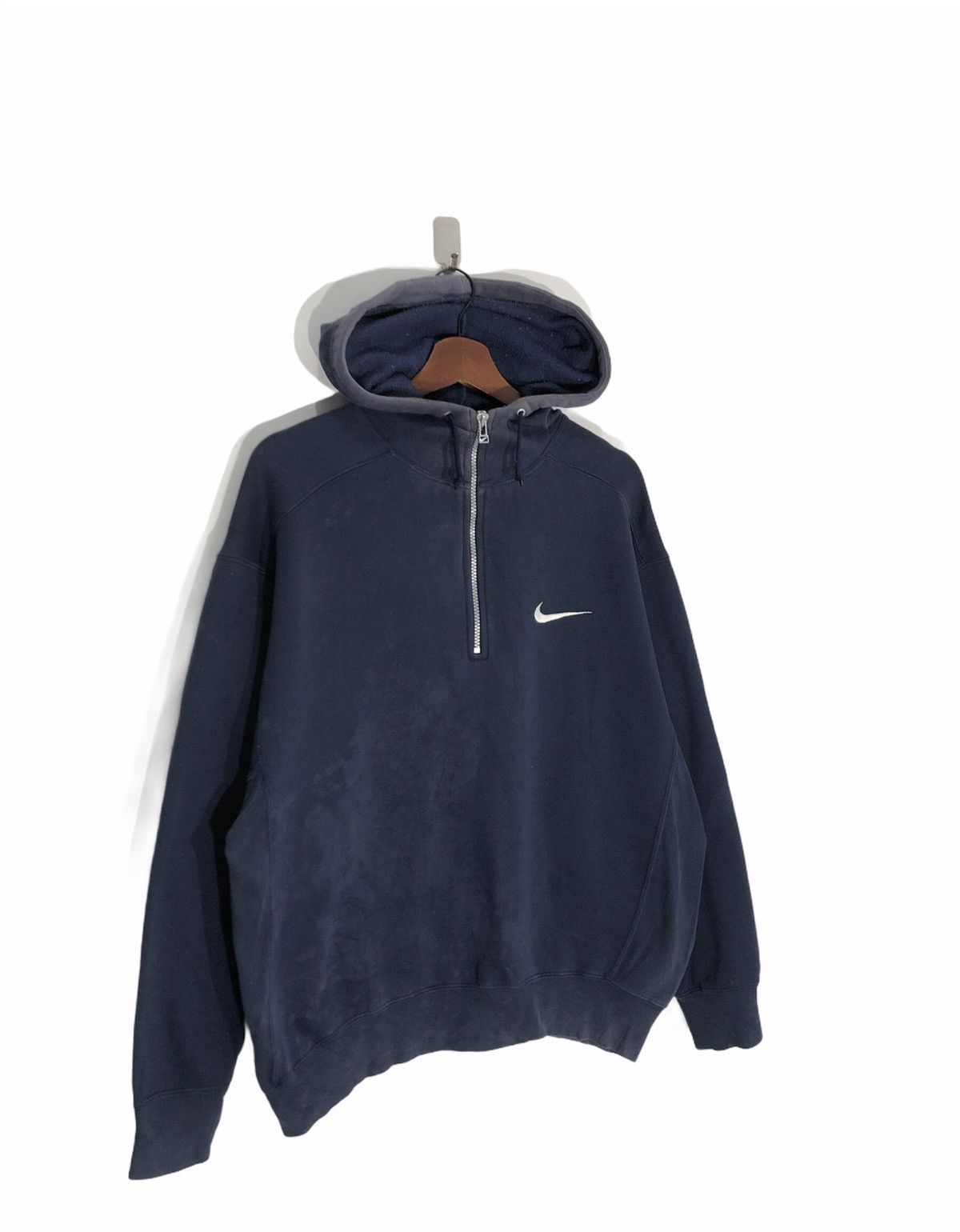 Nike × Vintage Vintage Nike Hoodies Small Swoosh Travis Logo Size US M / EU 48-50 / 2 - 2 Thumbnail