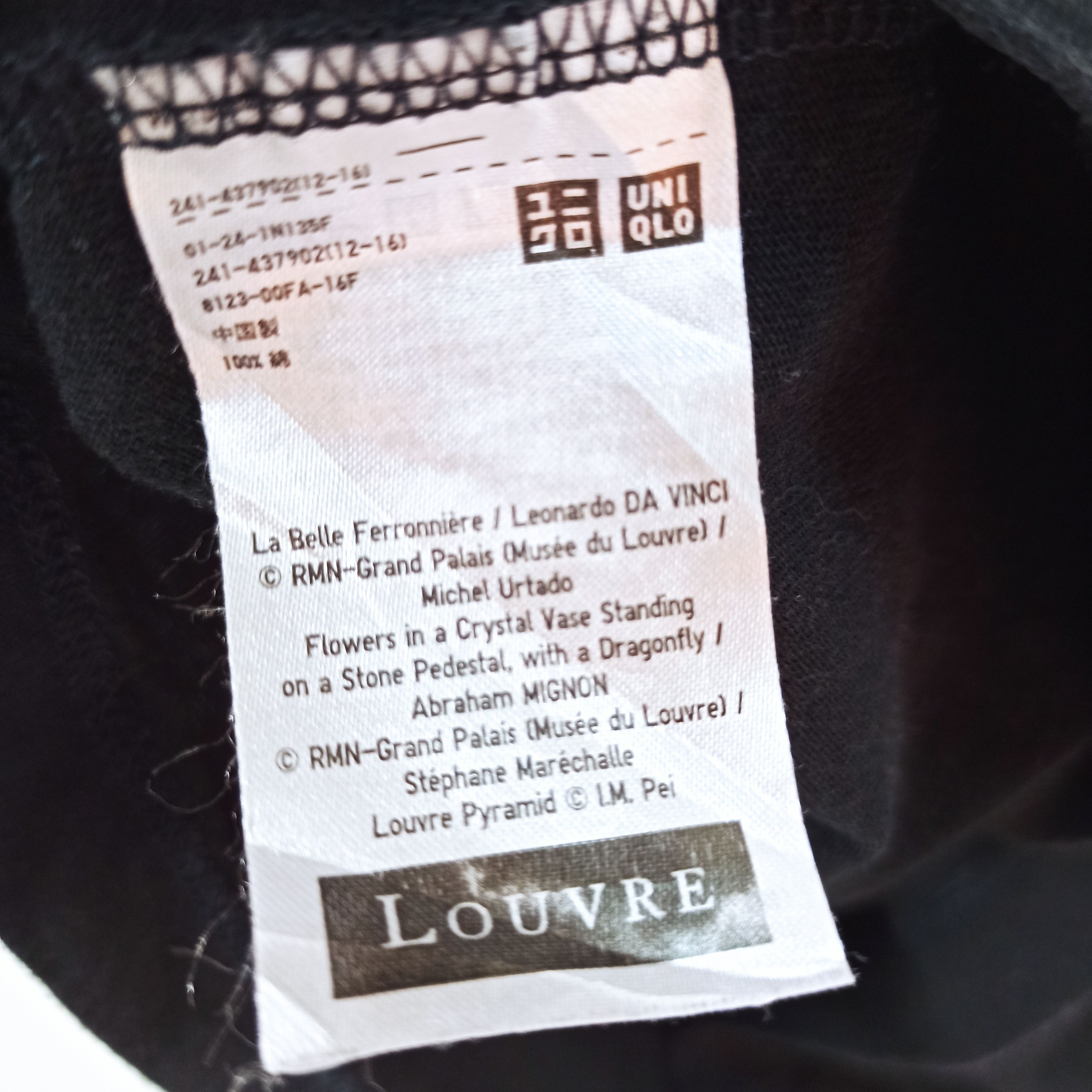 Uniqlo Louvre Museum UT Leonardo Da Vinci Graphic Tshirt Size US L / EU 52-54 / 3 - 8 Thumbnail