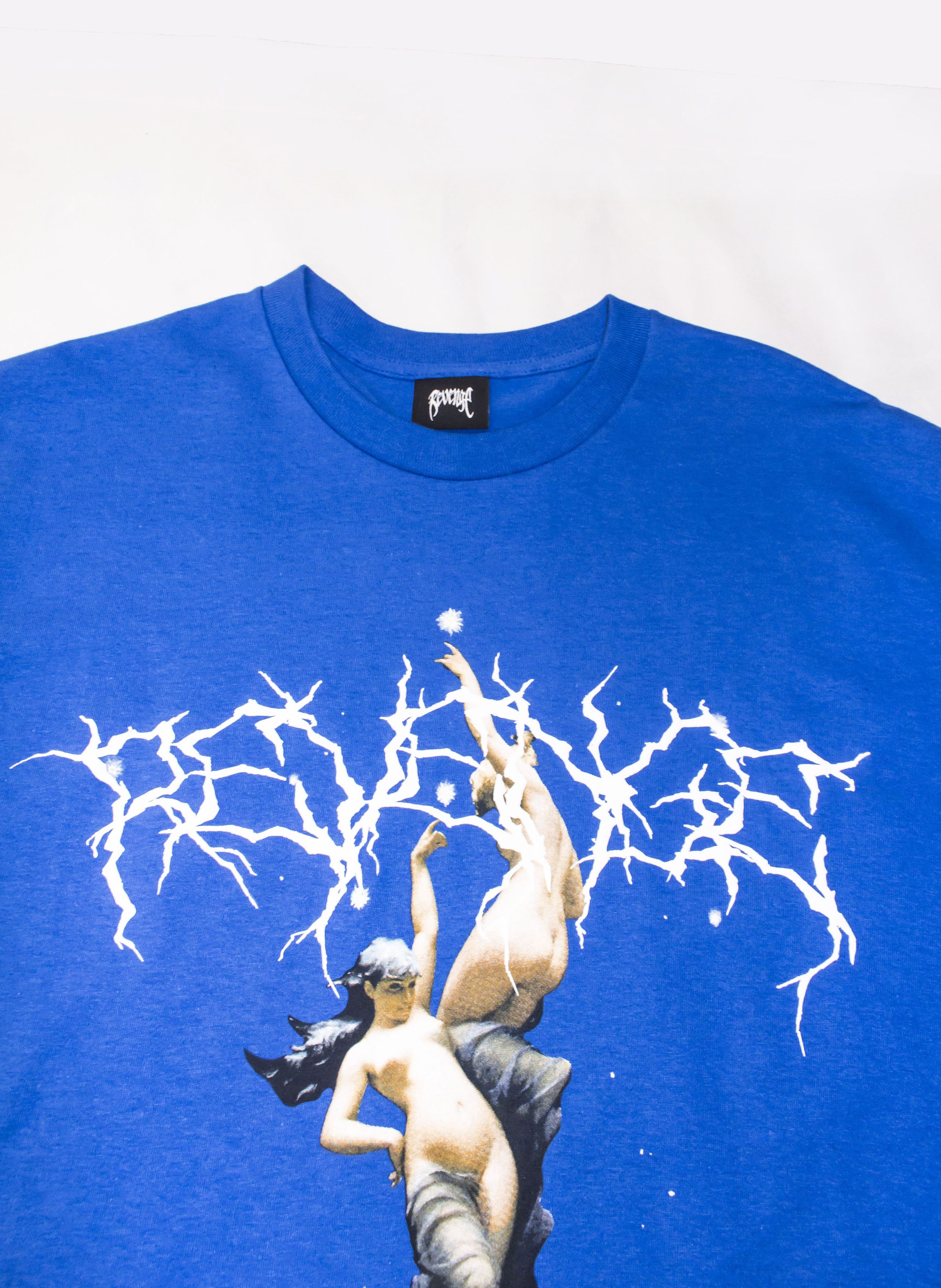 Revenge Revenge Angel Lightning Tee Blue Large Size US L / EU 52-54 / 3 - 4 Thumbnail