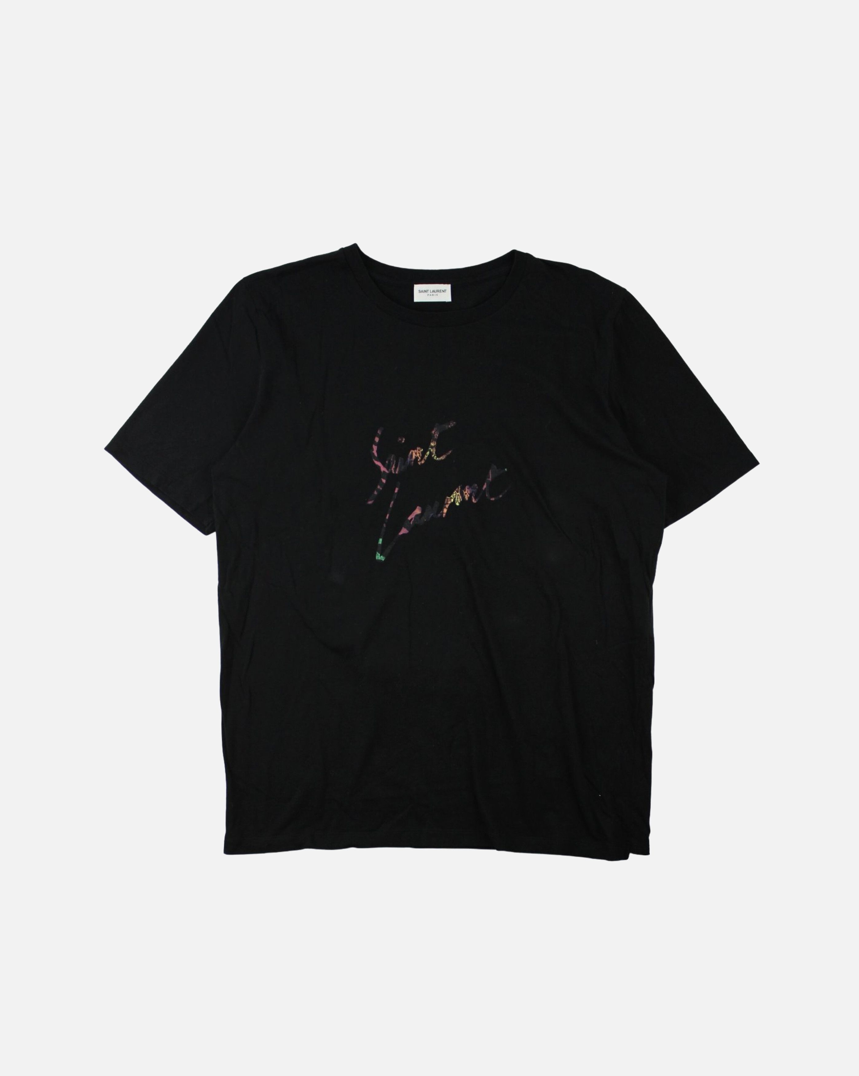 Saint Laurent Paris Saint Laurent SS20 Punk Logo T-Shirt Size US M / EU 48-50 / 2 - 1 Thumbnail