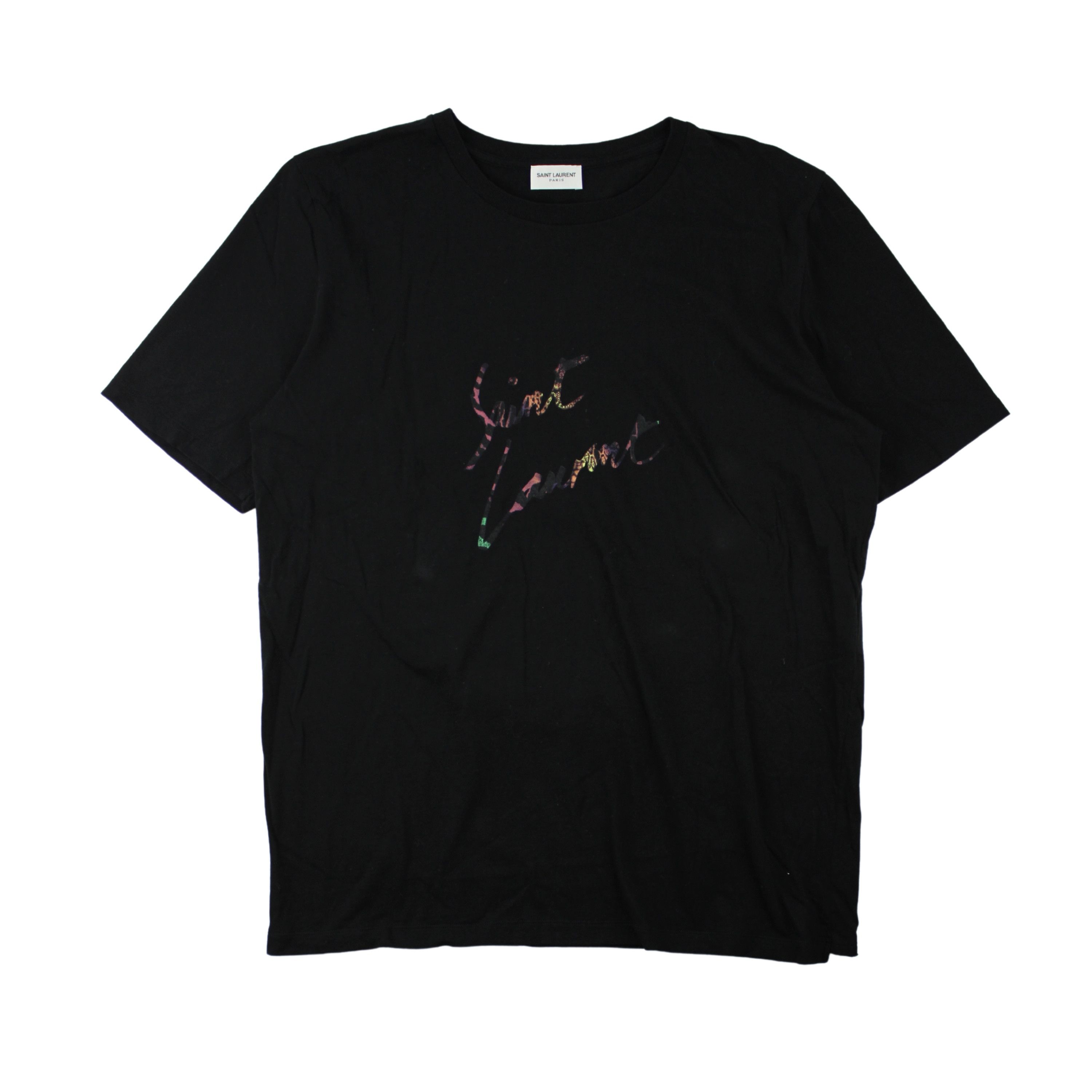 Saint Laurent Paris Saint Laurent SS20 Punk Logo T-Shirt Size US M / EU 48-50 / 2 - 3 Thumbnail