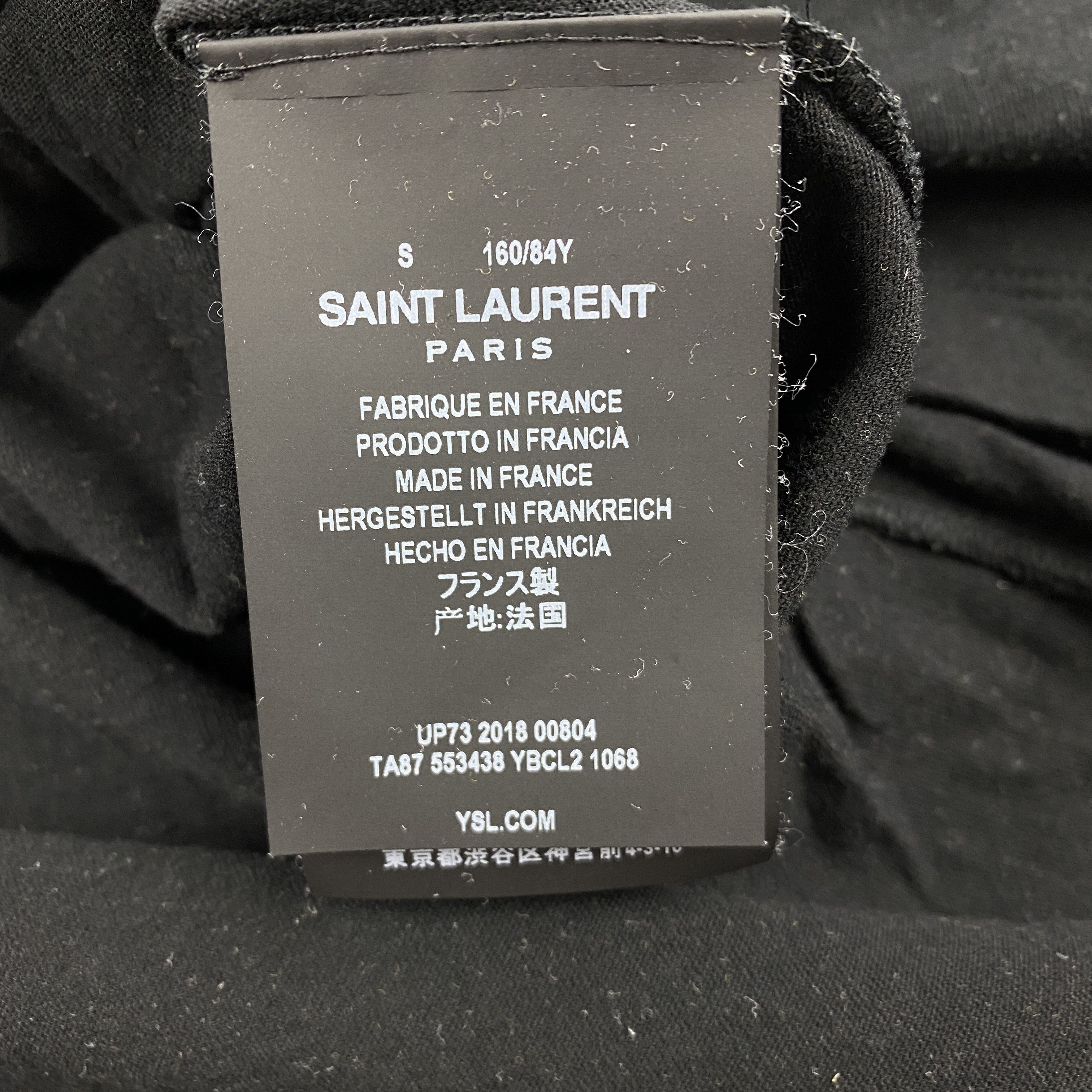 Saint Laurent Paris Saint Laurent SS20 Punk Logo T-Shirt Size US M / EU 48-50 / 2 - 6 Thumbnail