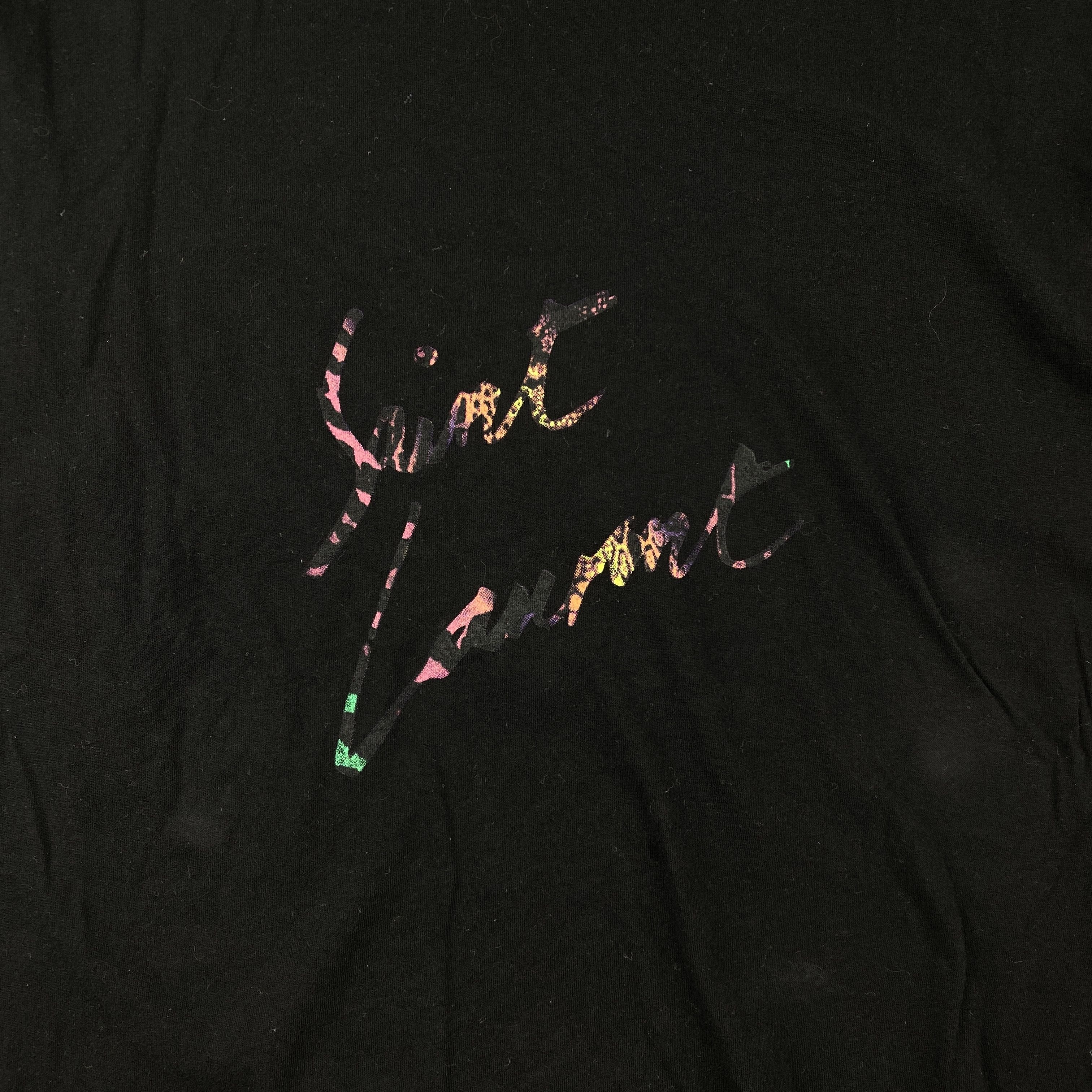 Saint Laurent Paris Saint Laurent SS20 Punk Logo T-Shirt Size US M / EU 48-50 / 2 - 4 Thumbnail