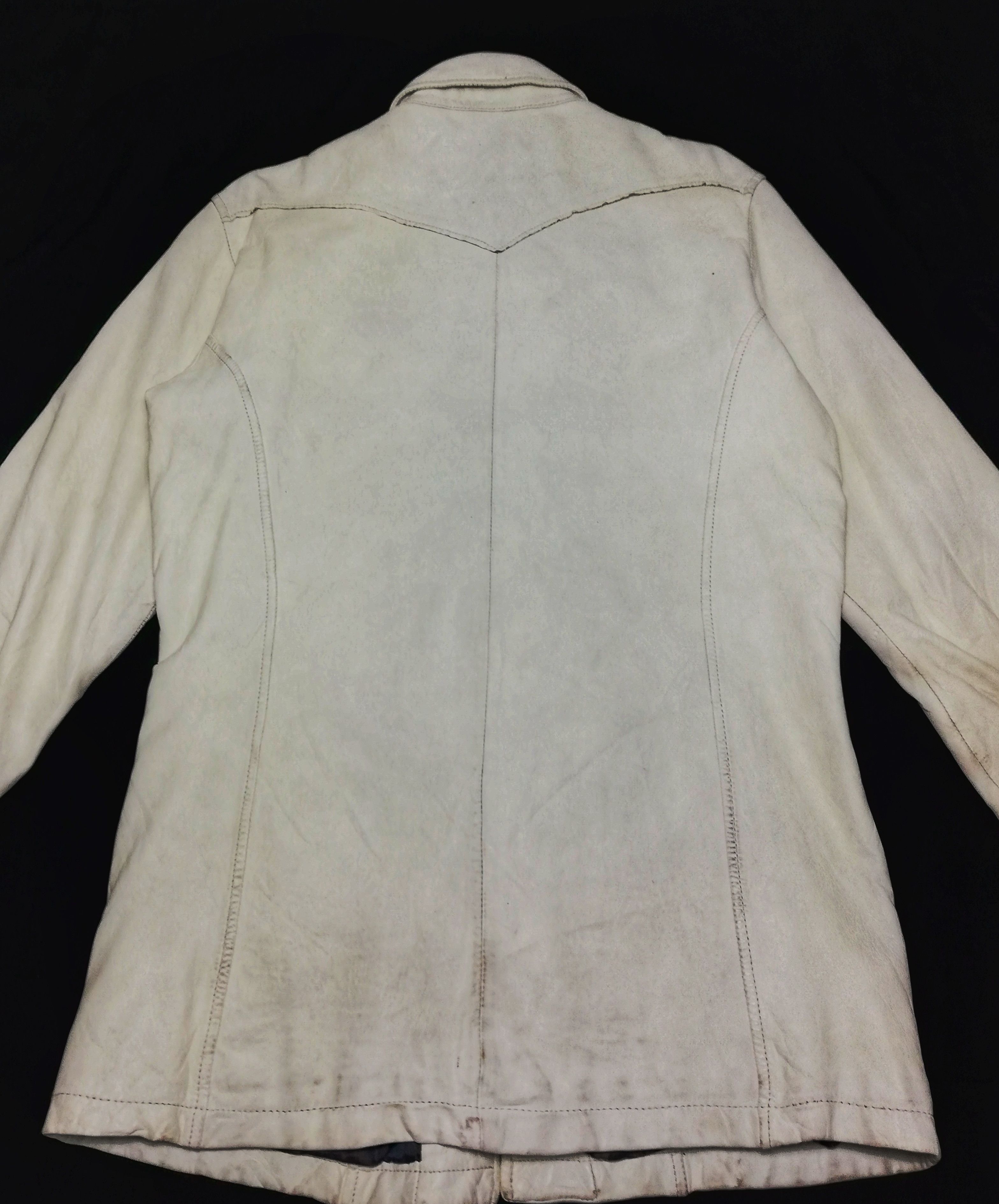 Designer × Japanese Brand 🔥Japanese Abahouse White Down Button Leather Jacket🔥 Size US S / EU 44-46 / 1 - 15 Thumbnail