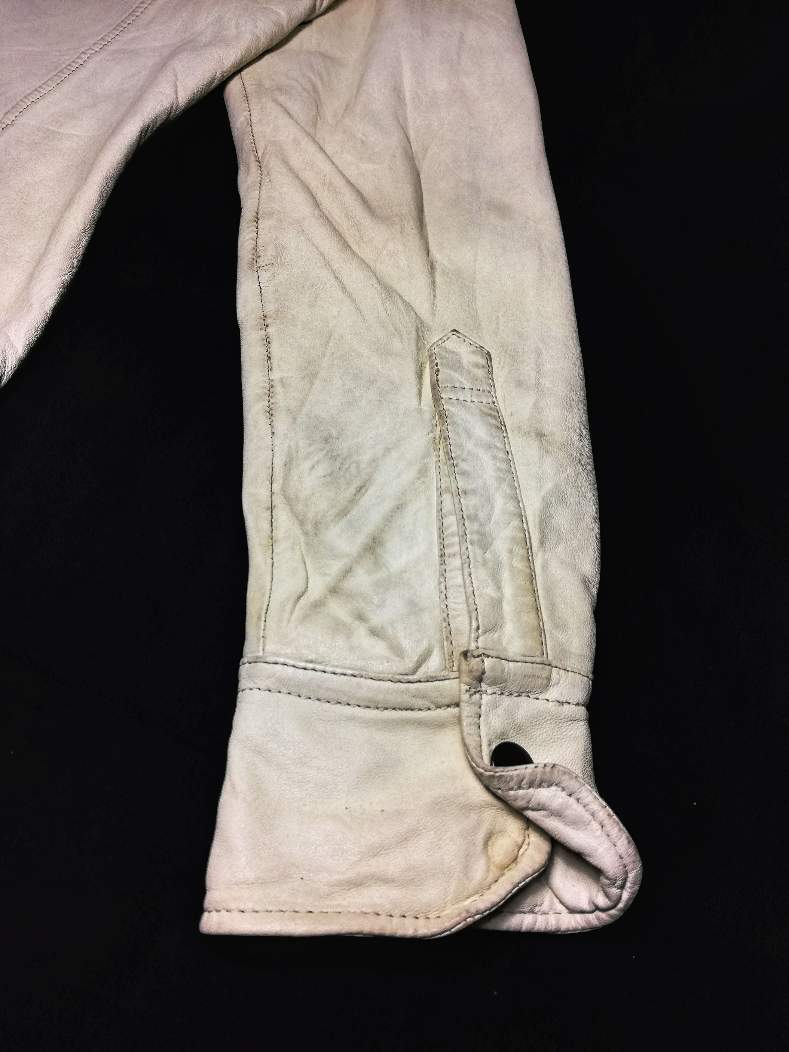 Designer × Japanese Brand 🔥Japanese Abahouse White Down Button Leather Jacket🔥 Size US S / EU 44-46 / 1 - 18 Thumbnail