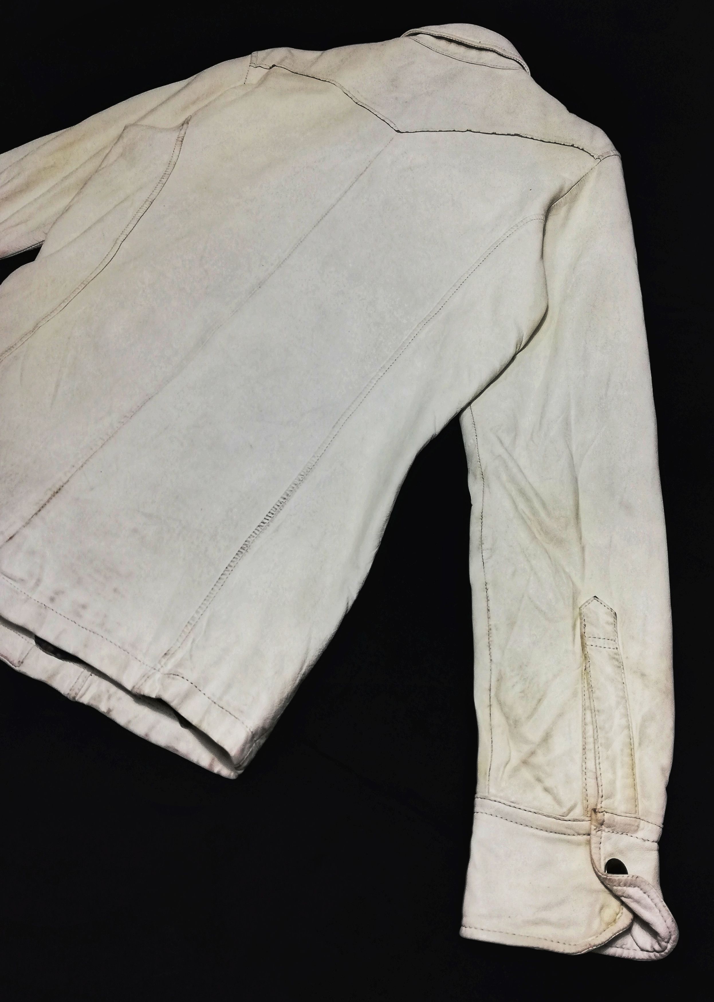 Designer × Japanese Brand 🔥Japanese Abahouse White Down Button Leather Jacket🔥 Size US S / EU 44-46 / 1 - 19 Thumbnail