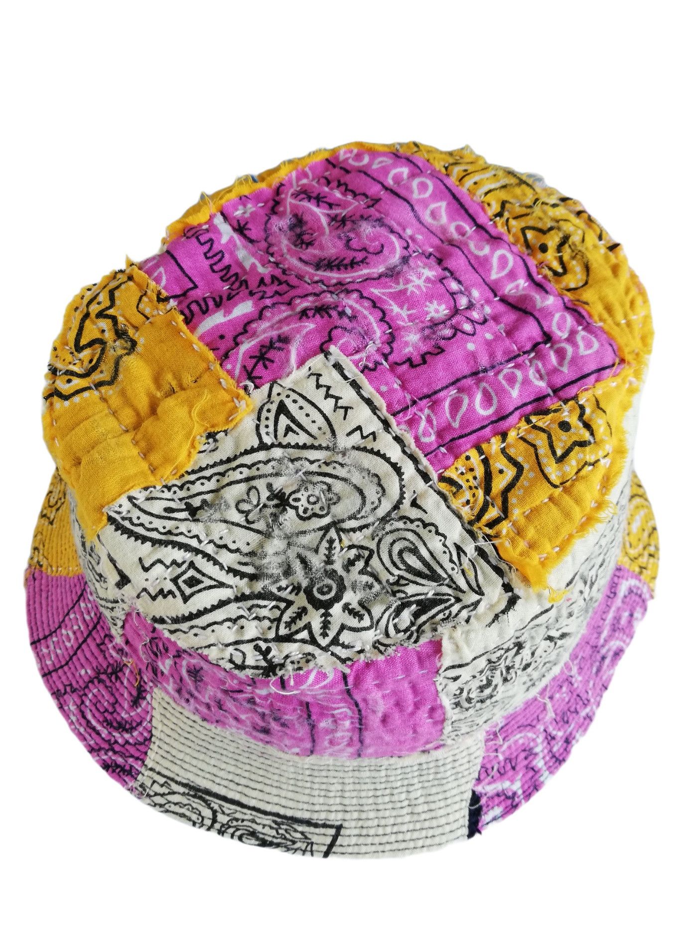 Art Comes First × Handmade 🔥Design ICT Visvim Bandana Boro Panel Tulipa Bucket Hat Size ONE SIZE - 13 Thumbnail
