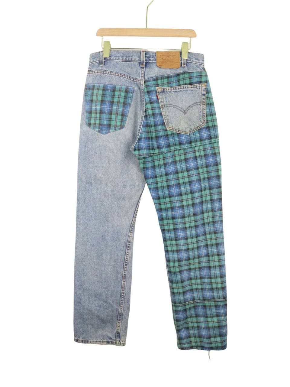Levi's Made & Crafted RARE 505 LEVIʻS HYBRID DISTRESS Reconstructed Rebuild Denim Size US 31 - 1 Thumbnail