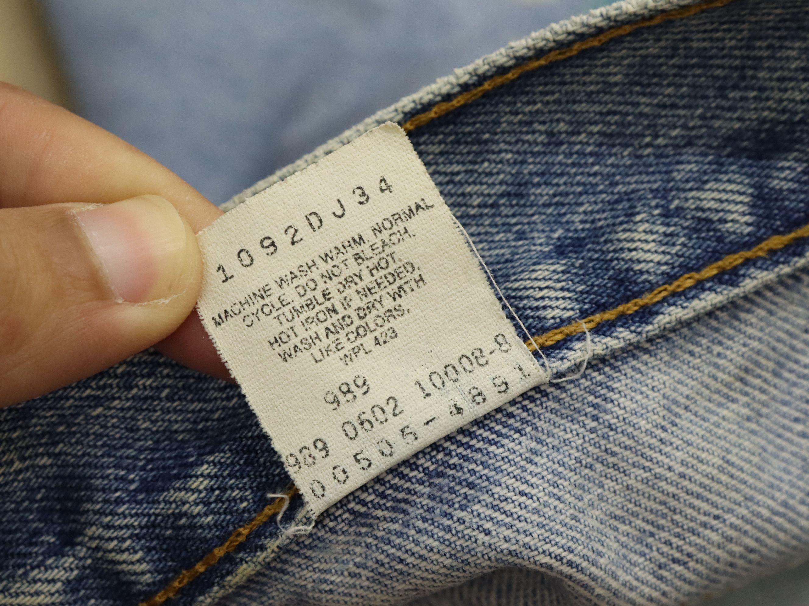 Levi's Made & Crafted RARE 505 LEVIʻS HYBRID DISTRESS Reconstructed Rebuild Denim Size US 31 - 21 Thumbnail