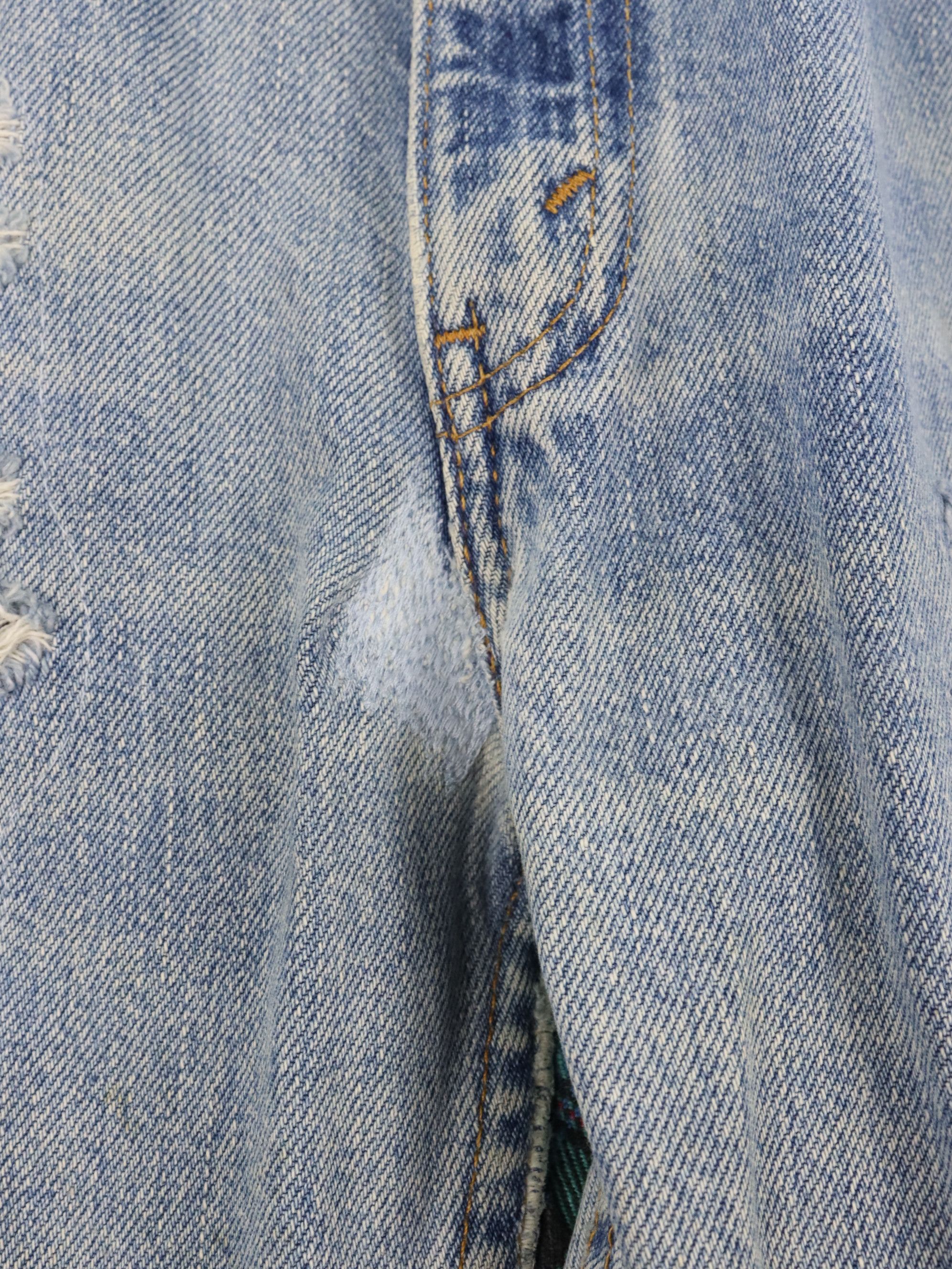 Levi's Made & Crafted RARE 505 LEVIʻS HYBRID DISTRESS Reconstructed Rebuild Denim Size US 31 - 8 Thumbnail