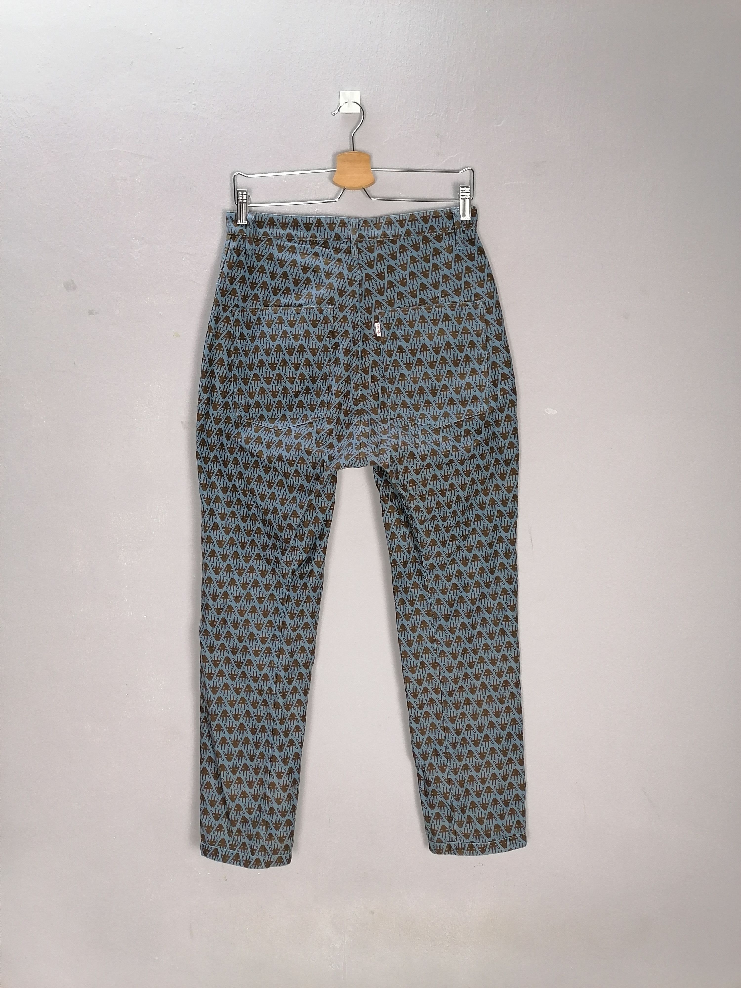 Issey Miyake Ne-net by Issey Miyake Allover Printed Reversible Pant Size US 29 - 10 Thumbnail