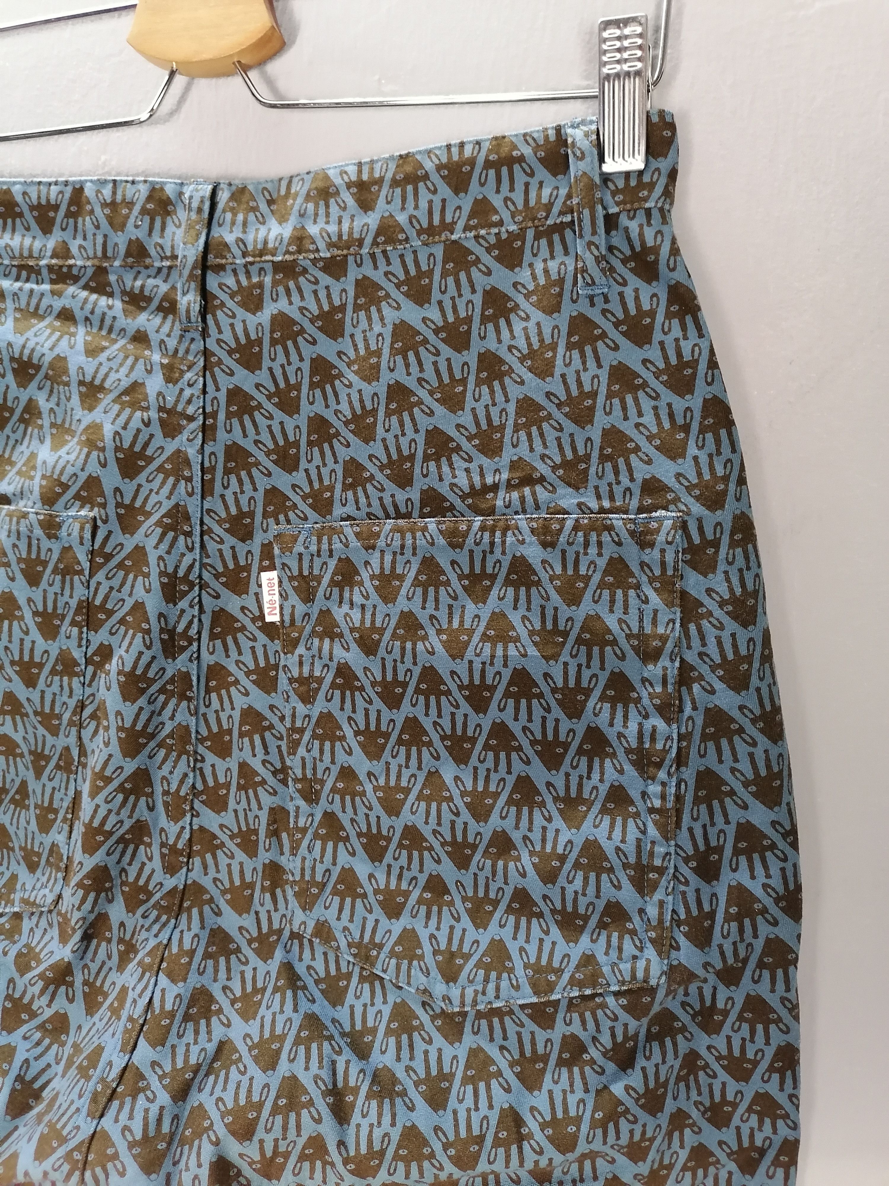 Issey Miyake Ne-net by Issey Miyake Allover Printed Reversible Pant Size US 29 - 11 Thumbnail