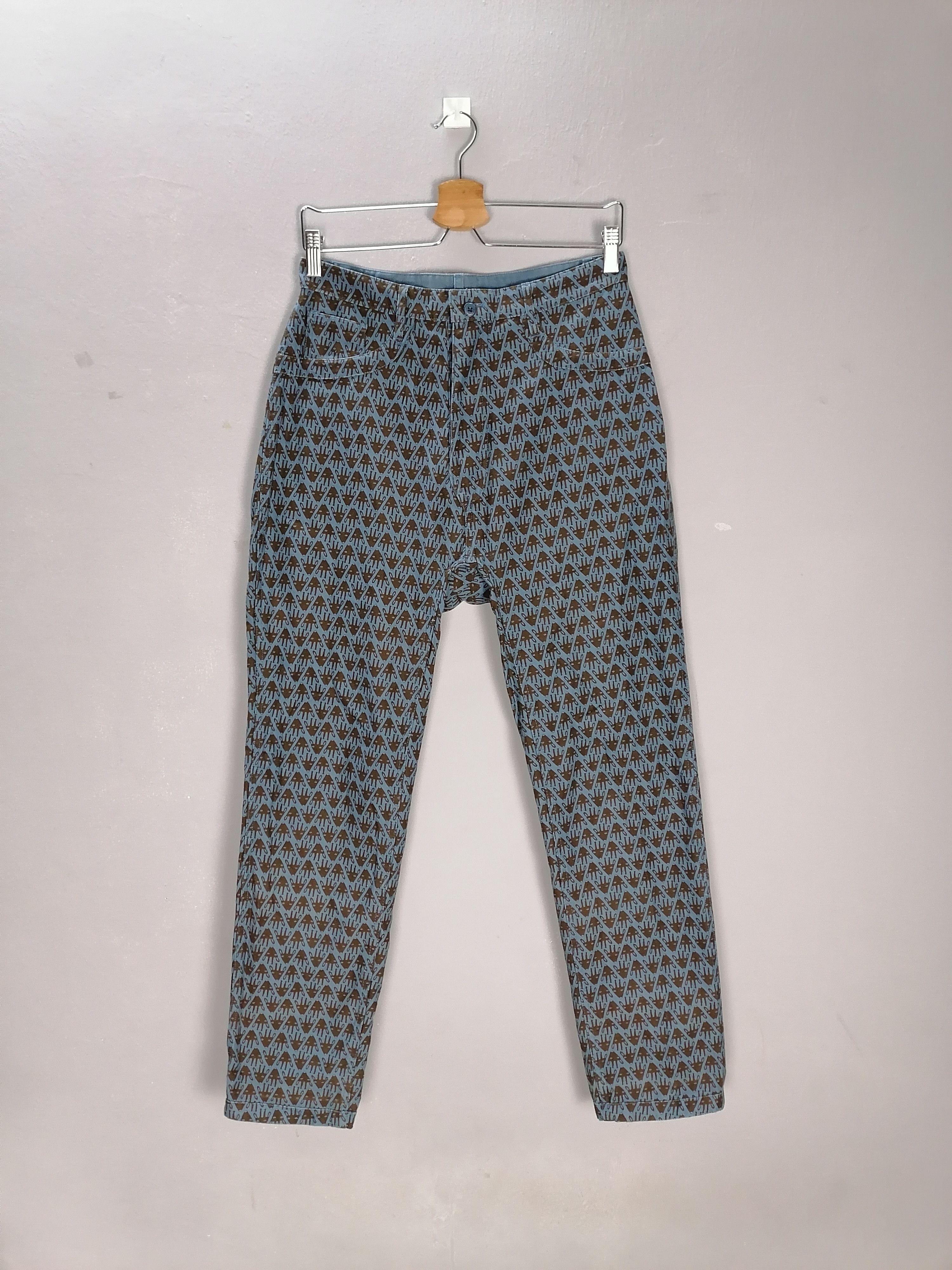 Issey Miyake Ne-net by Issey Miyake Allover Printed Reversible Pant Size US 29 - 5 Thumbnail
