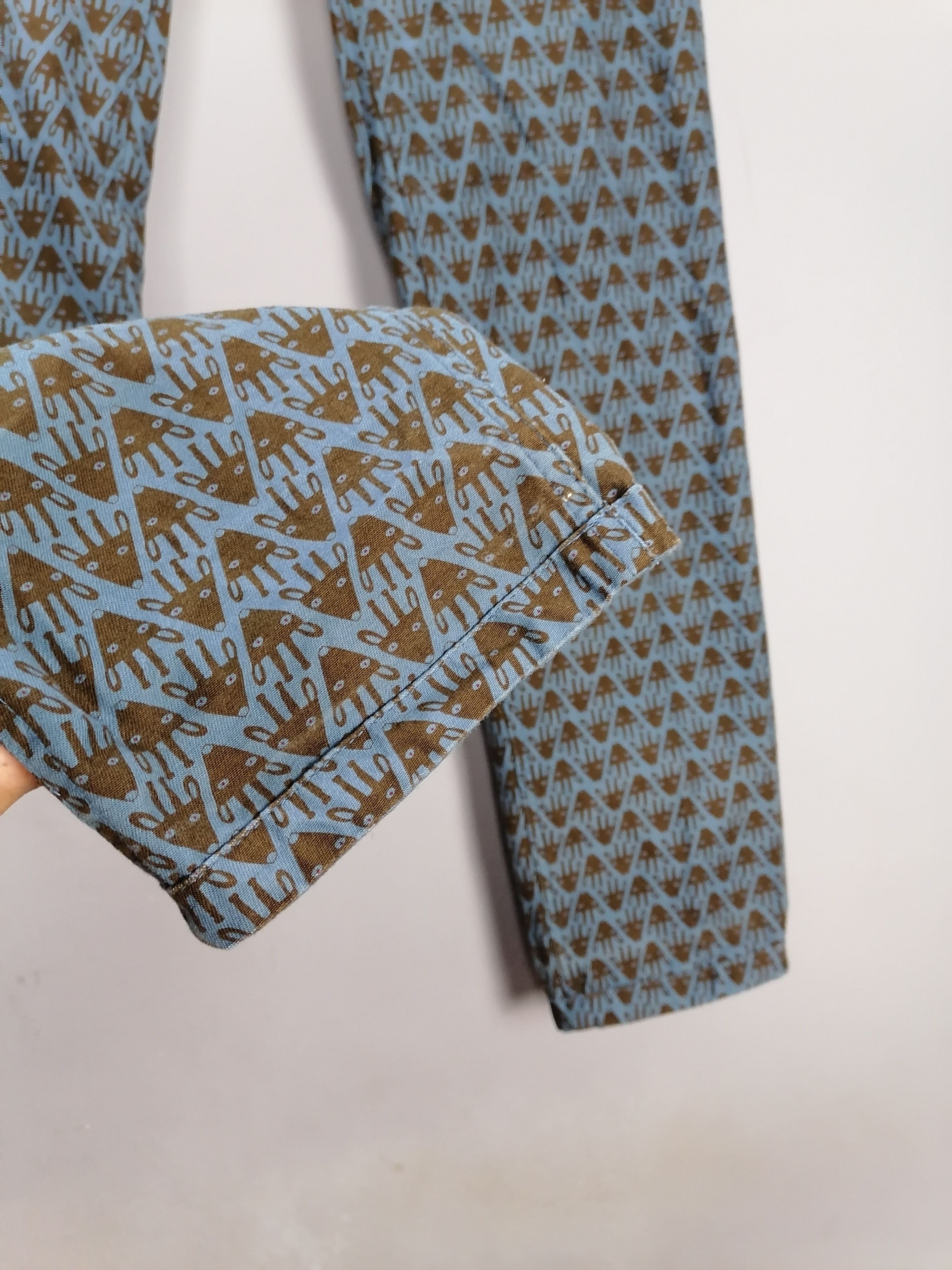 Issey Miyake Ne-net by Issey Miyake Allover Printed Reversible Pant Size US 29 - 7 Thumbnail
