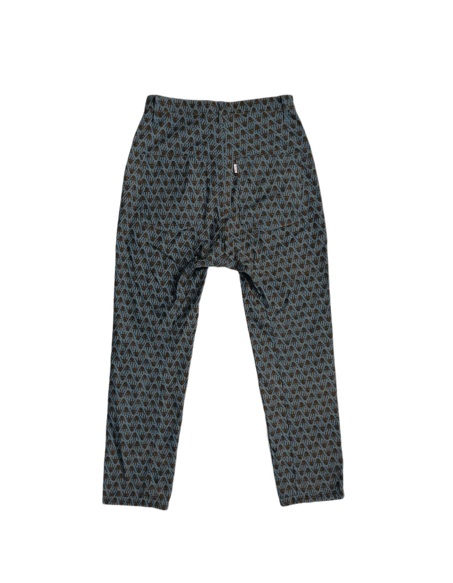 Issey Miyake Ne-net by Issey Miyake Allover Printed Reversible Pant Size US 29 - 2 Thumbnail