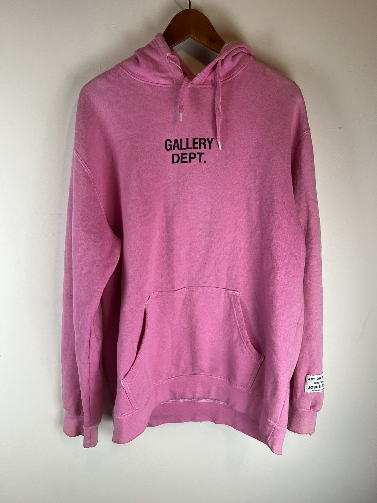 image of Gallery Dept Pink Vintage Hoodie, Men's (Size XL)