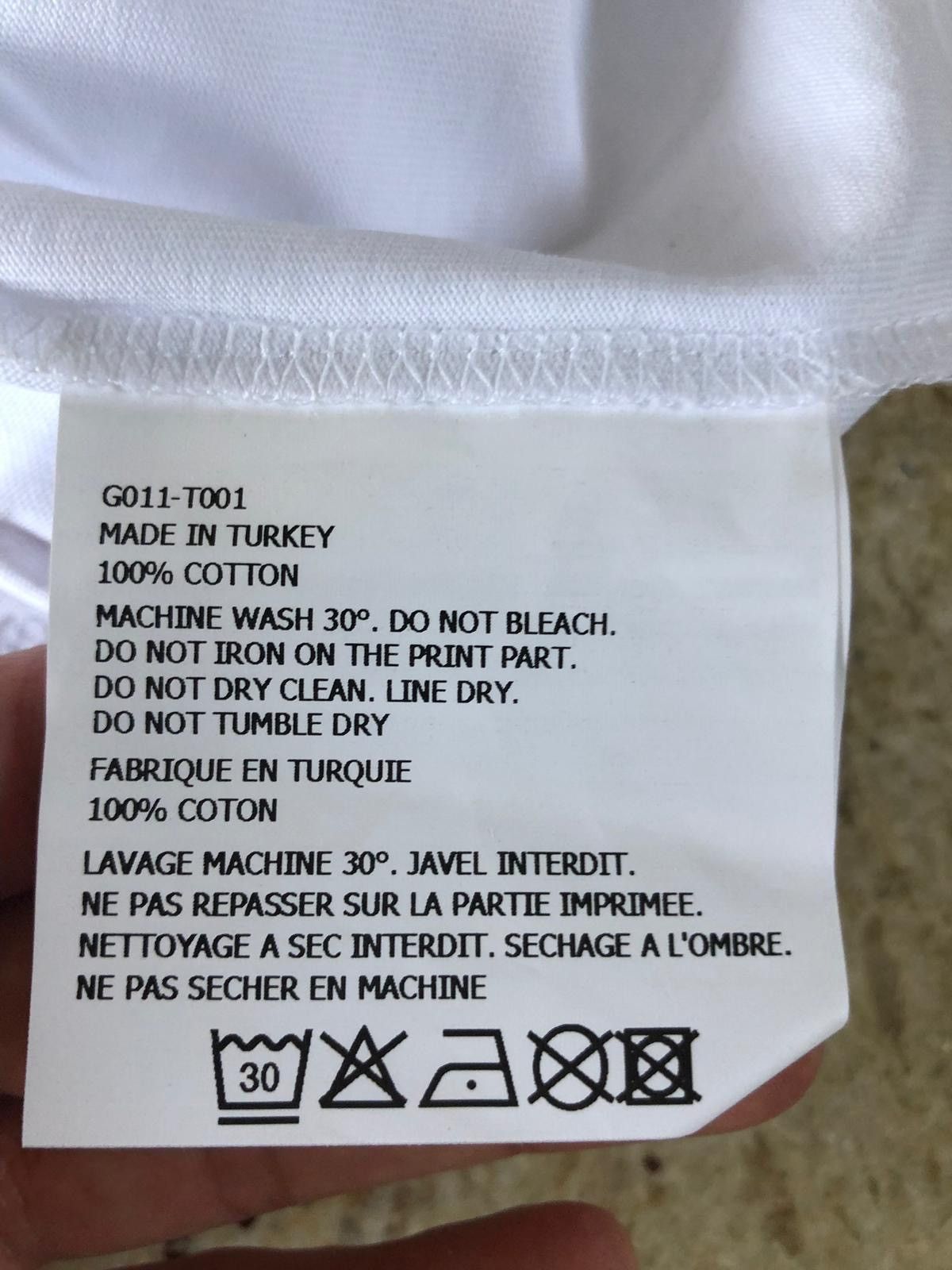 Gosha Rubchinskiy SS18 White Logo Tee, SS Size US S / EU 44-46 / 1 - 9 Thumbnail