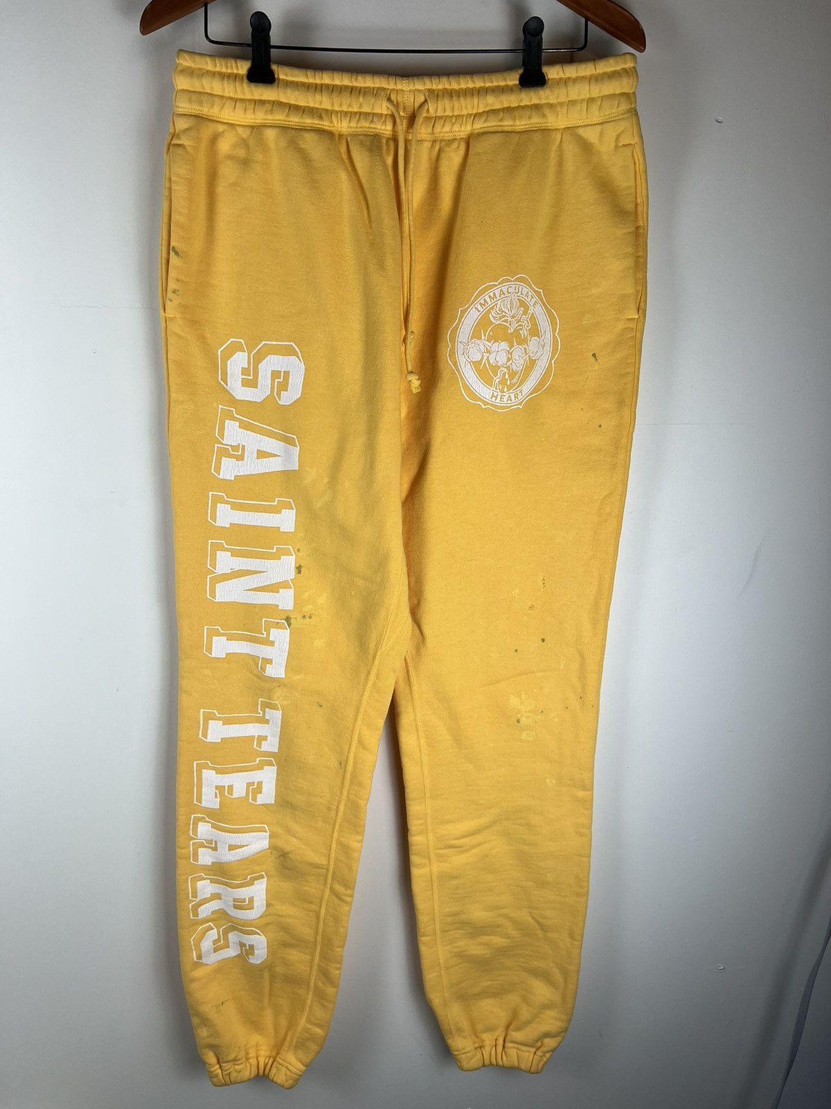 DENIM TEARS × Saint Michael Saint Michael Denim Tears Immaculate Heart Sweatpants Size US 32 / EU 48 - 1 Thumbnail