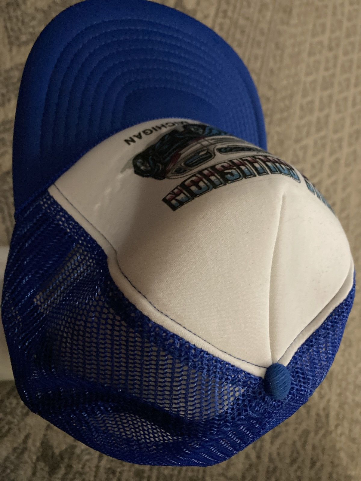 Vintage Falls Collision Carsonville Michigan Trucker Snapback hat 🇺🇸🔥 Size ONE SIZE - 5 Thumbnail