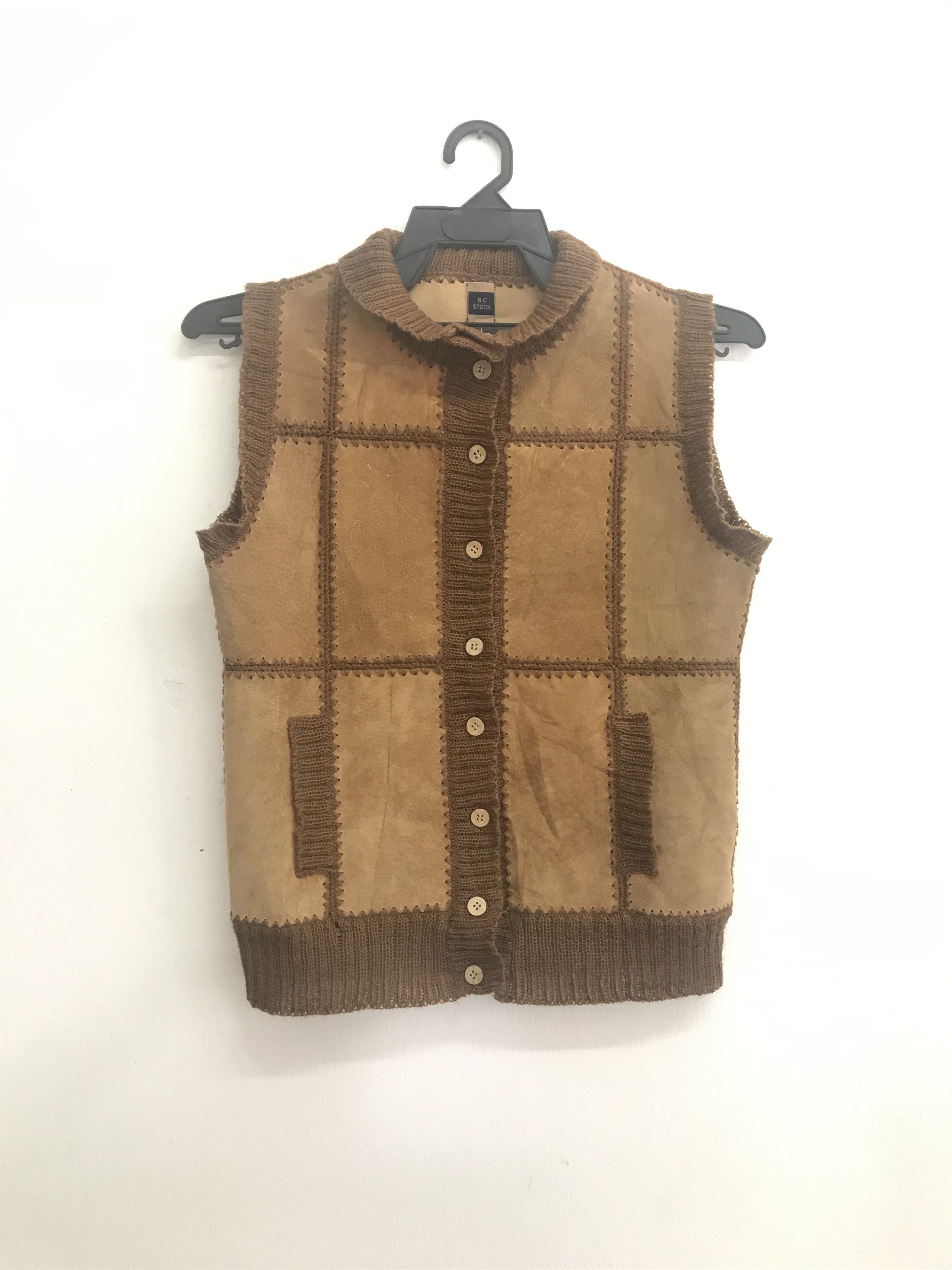 Japanese Brand B. C Stock suede vest Size US M / EU 48-50 / 2 - 1 Thumbnail