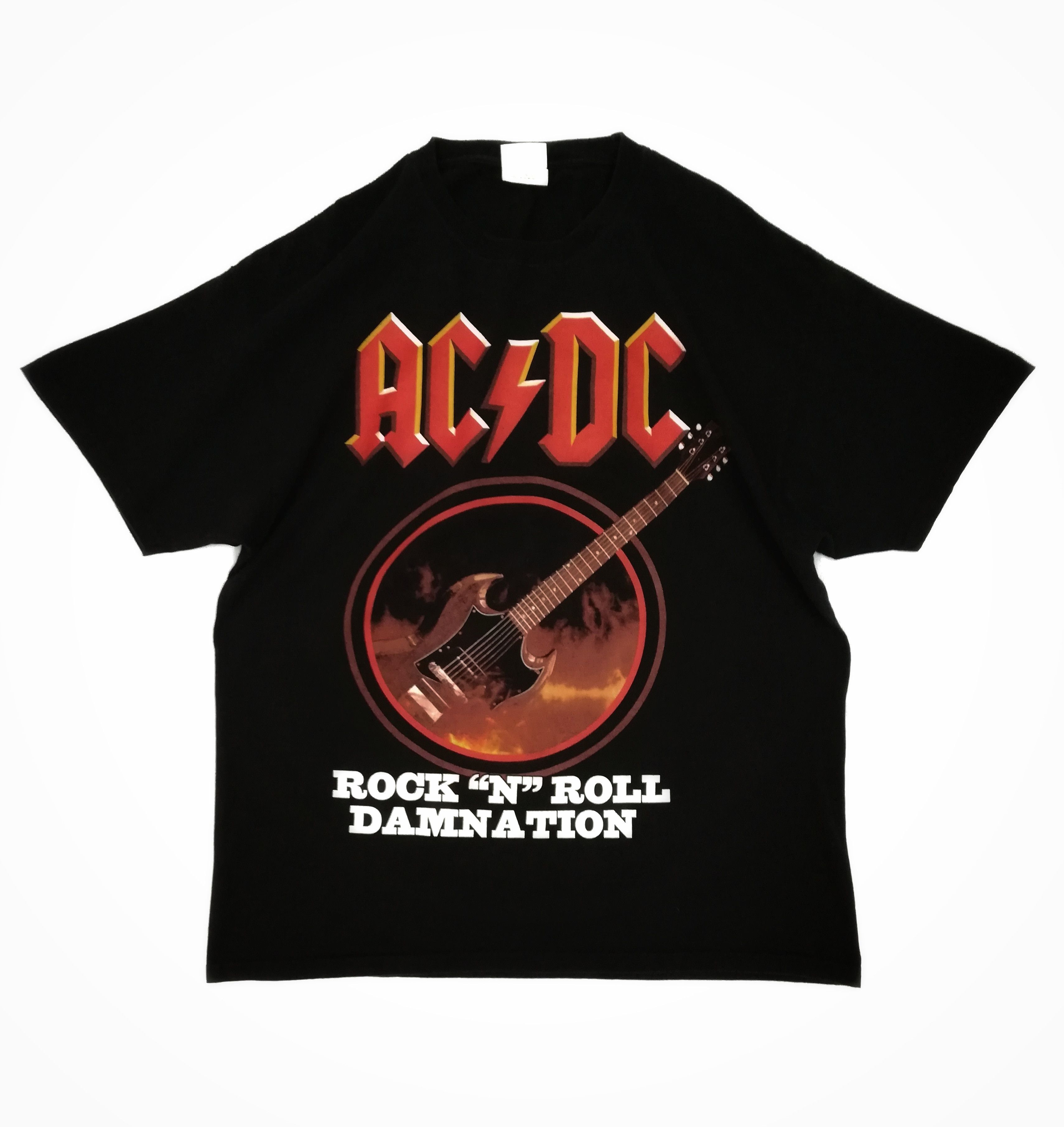 AC/DC × Band Tees 🔥Vintge 90s AC/DC Big Logo Hard Rock Rock n Roll Blues Tee Size US L / EU 52-54 / 3 - 1 Thumbnail