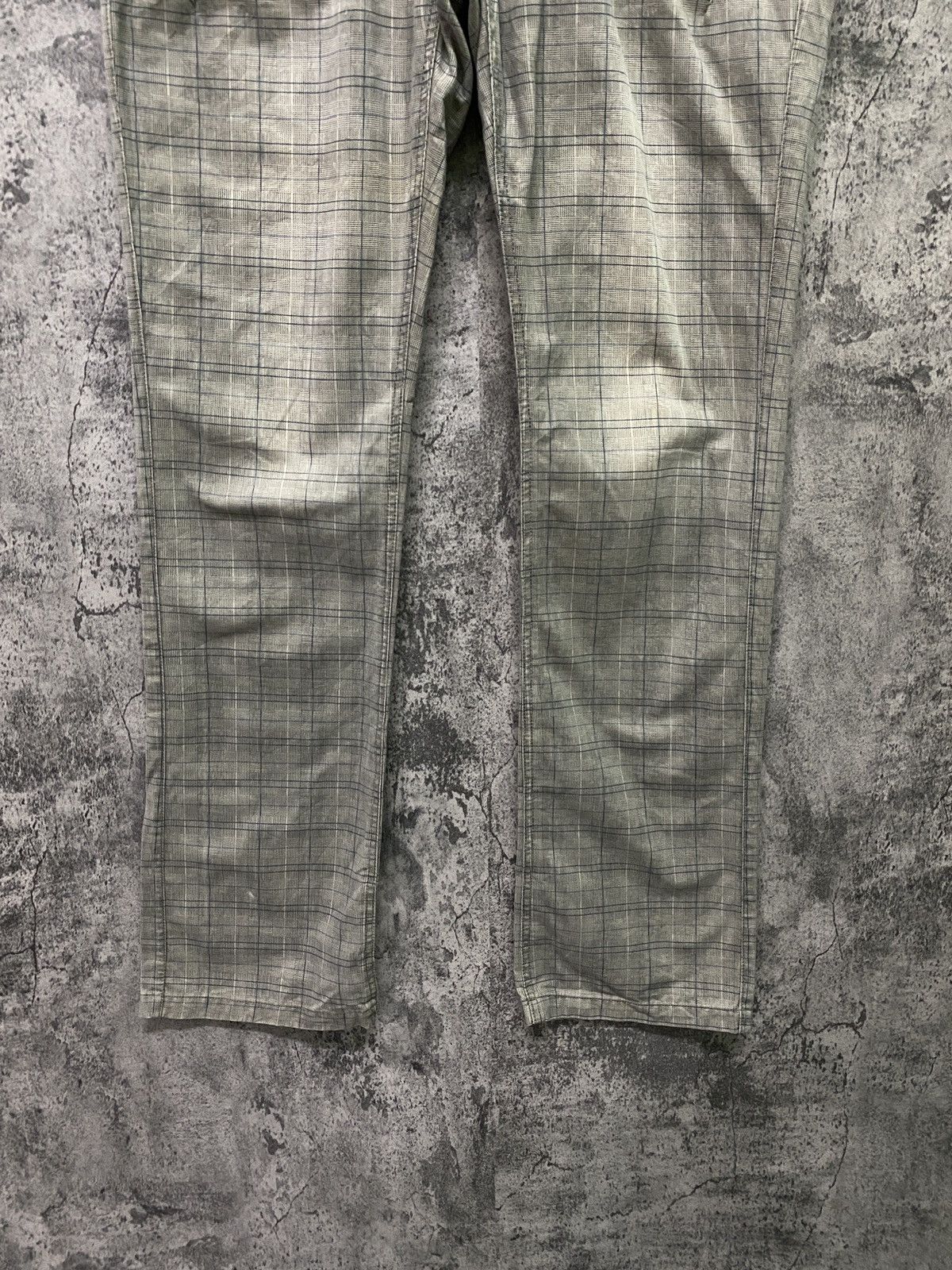 In The Attic Japan IN THE ATTIC Checked Plaid Buckle Multipocket Pant Size US 34 / EU 50 - 9 Thumbnail