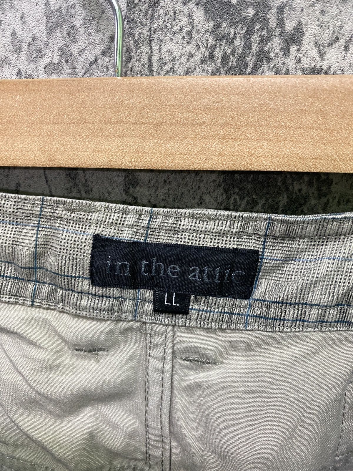 In The Attic Japan IN THE ATTIC Checked Plaid Buckle Multipocket Pant Size US 34 / EU 50 - 21 Thumbnail