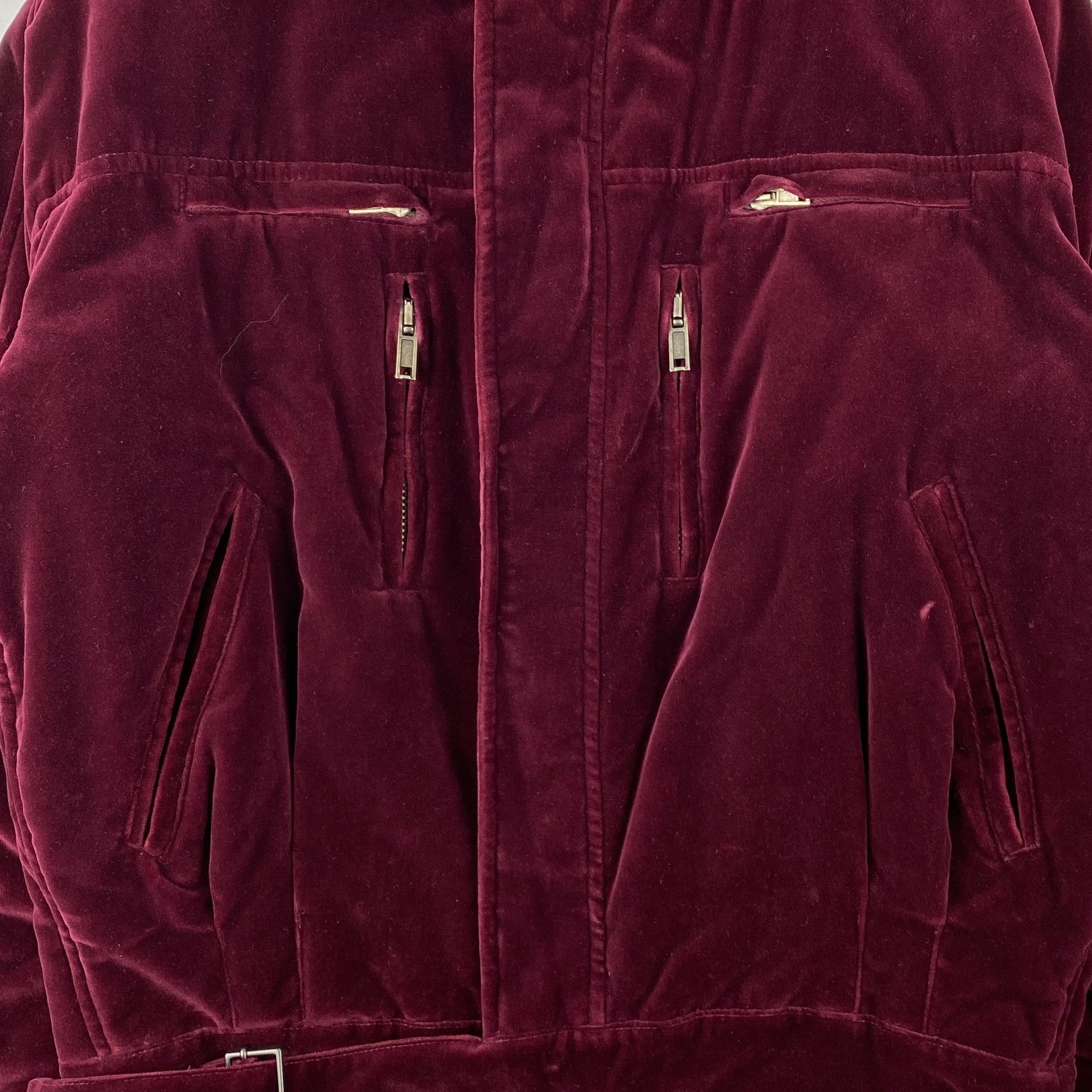 Haider Ackermann Haider Ackermann FW15 Burgundy Velvet Bomber Size US M / EU 48-50 / 2 - 4 Thumbnail